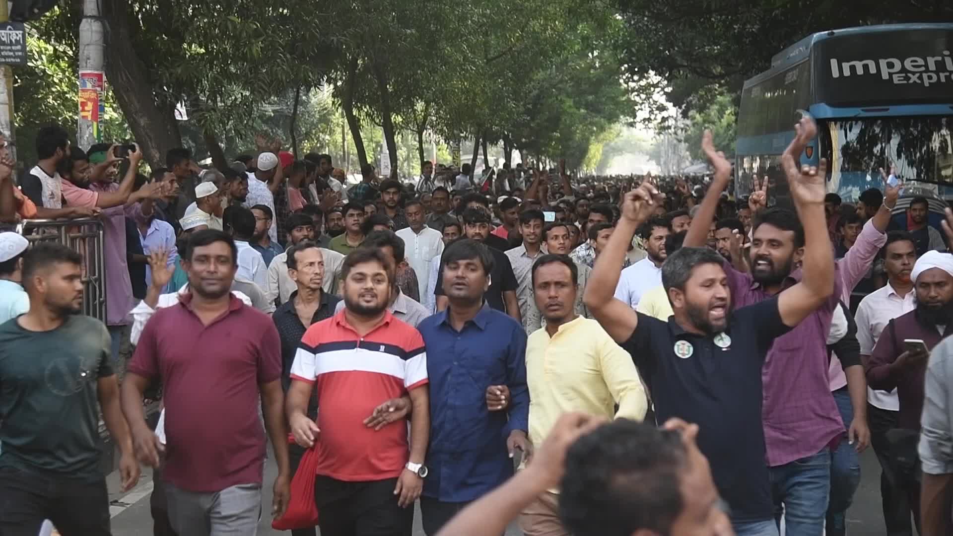 Clash Between BNP And Police In Dhaka