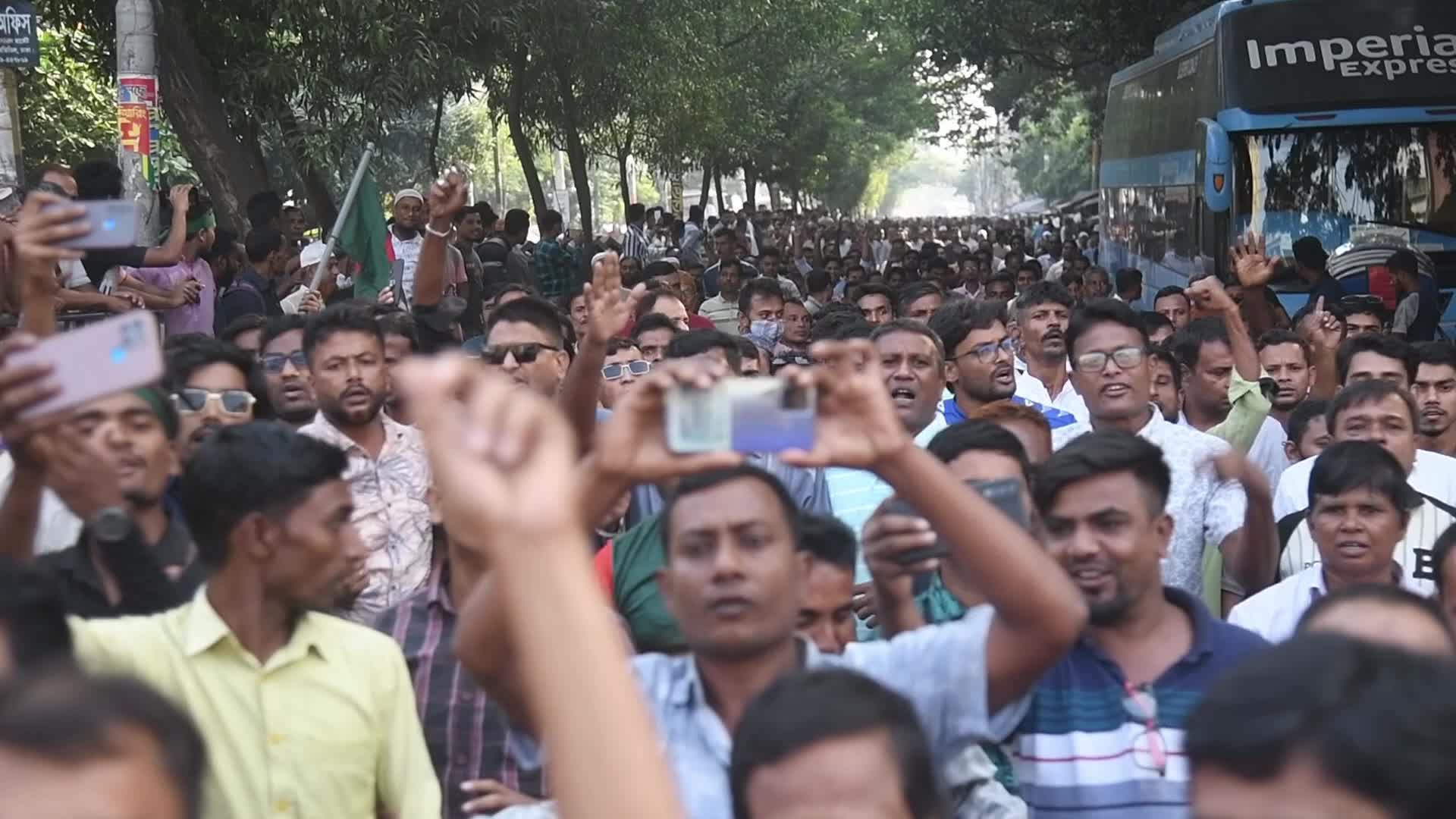 Clash Between BNP And Police In Dhaka