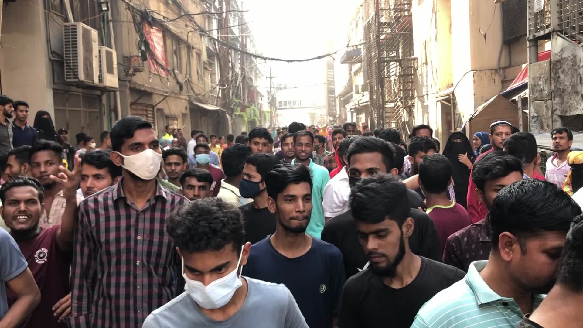Garment workers Protest in Bangladesh 