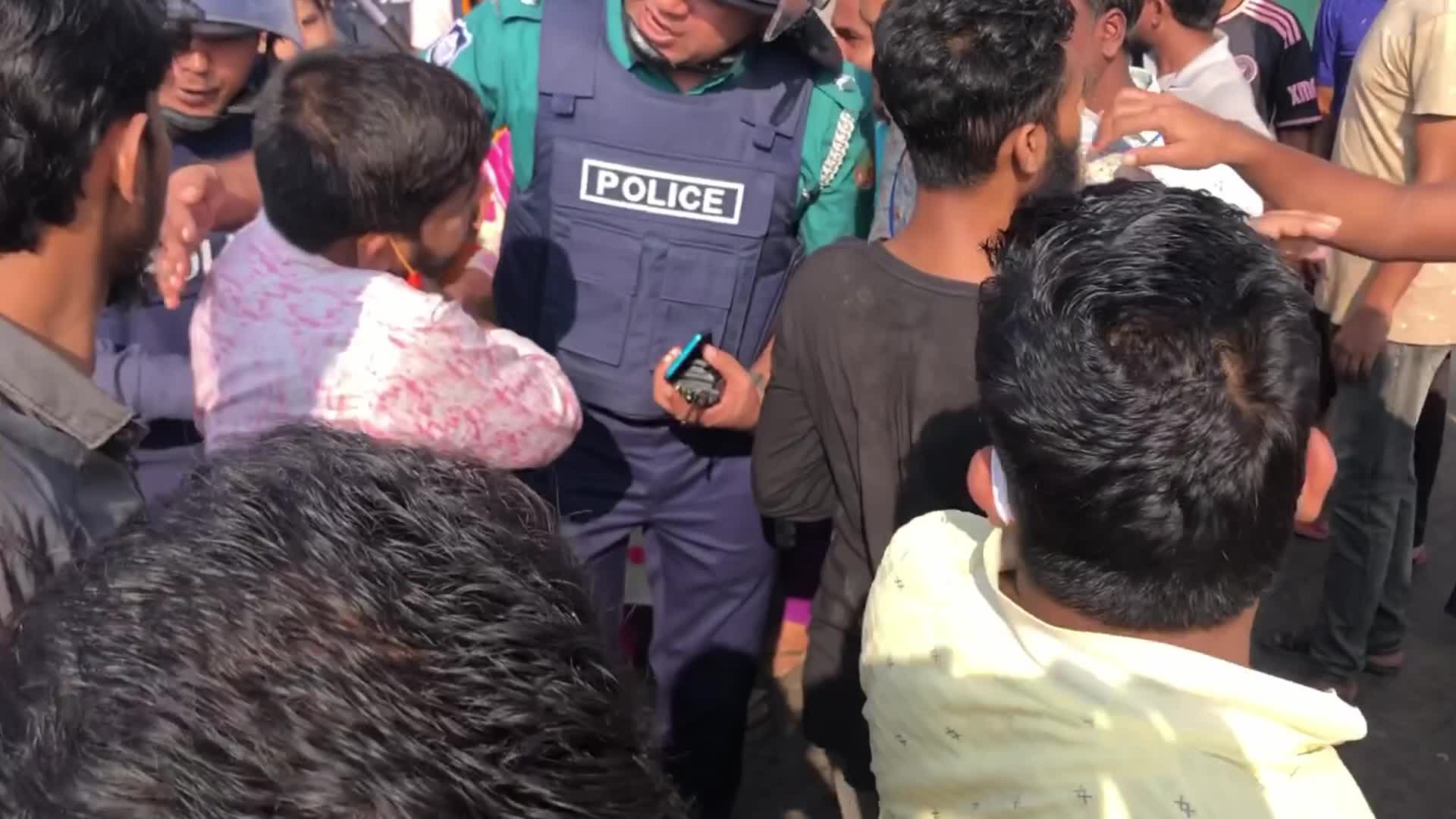 Garment workers Protest in Bangladesh 