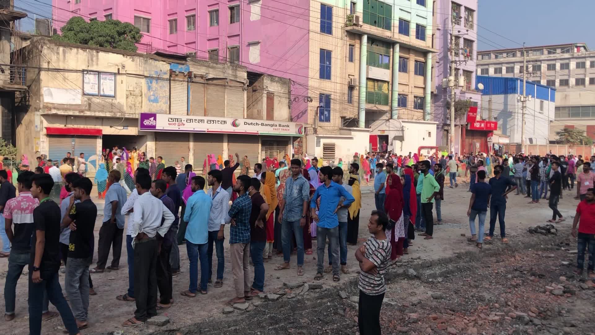 Garment workers Protest in Bangladesh 