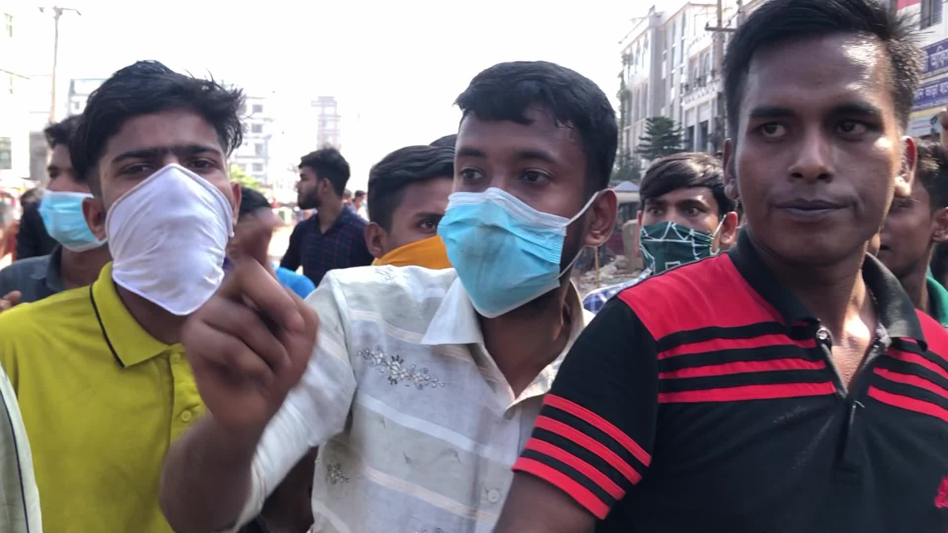 Garment workers Protest in Bangladesh 