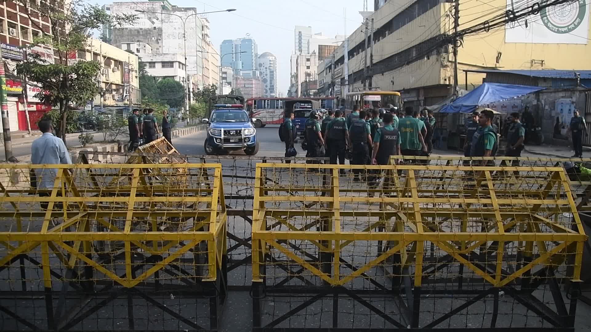 Clash Between BNP And Police In Dhaka