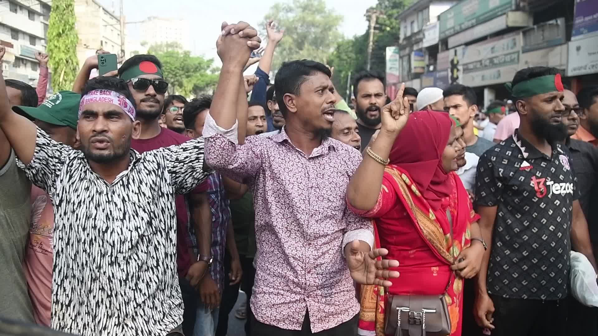 Clash Between BNP And Police In Dhaka