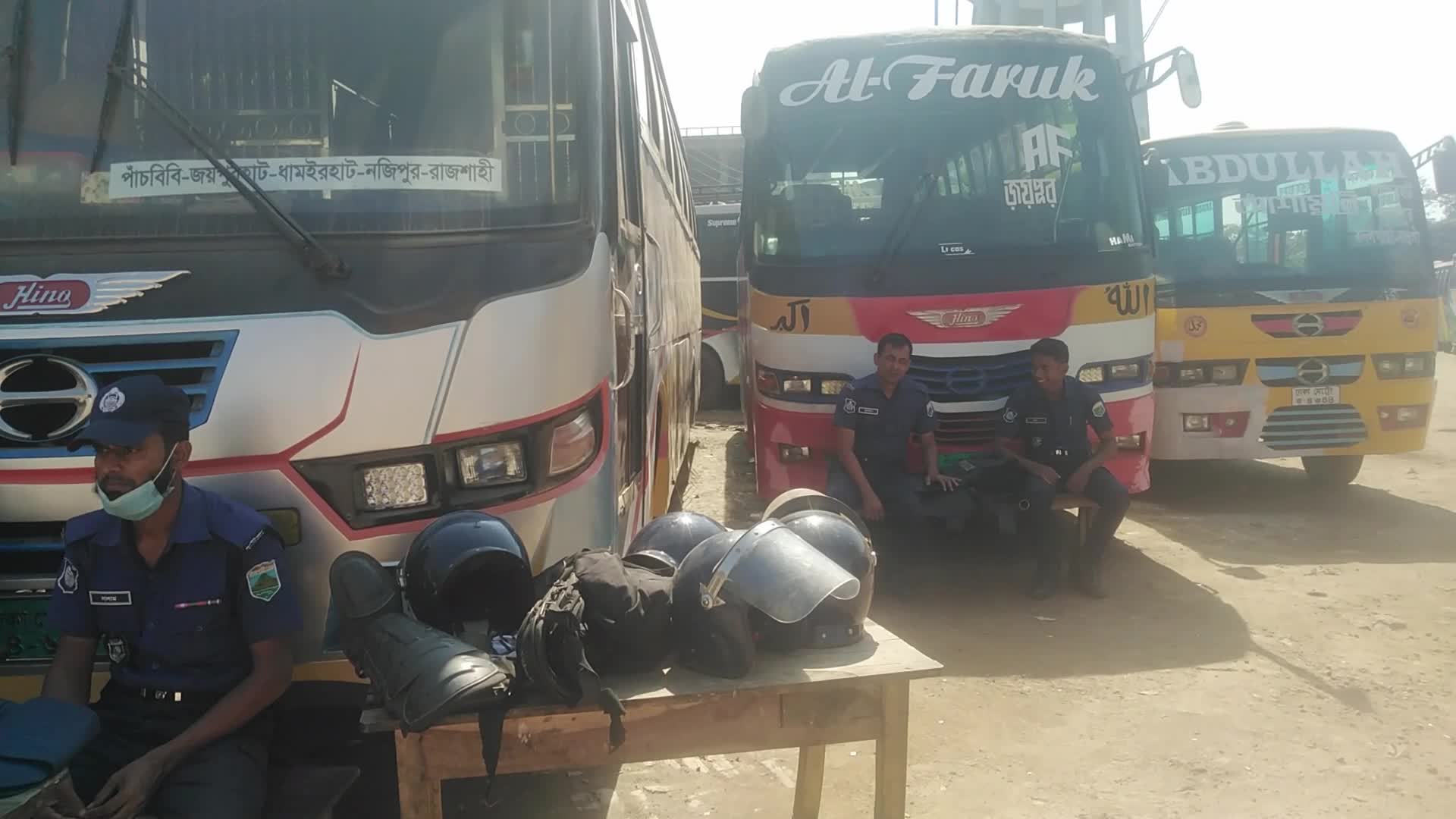 The second day of a countrywide blockade in Bangladesh 