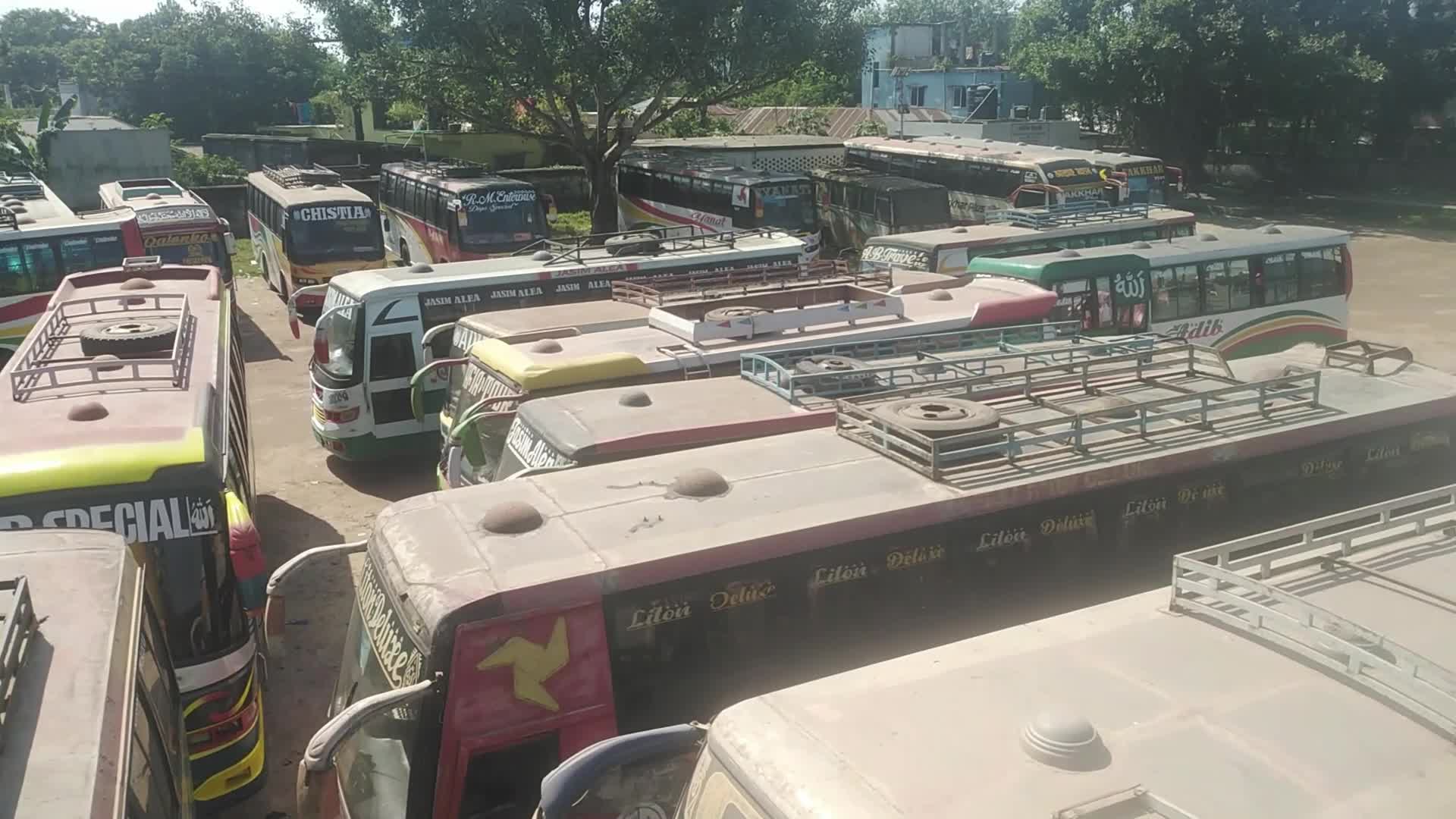 The second day of a countrywide blockade in Bangladesh 