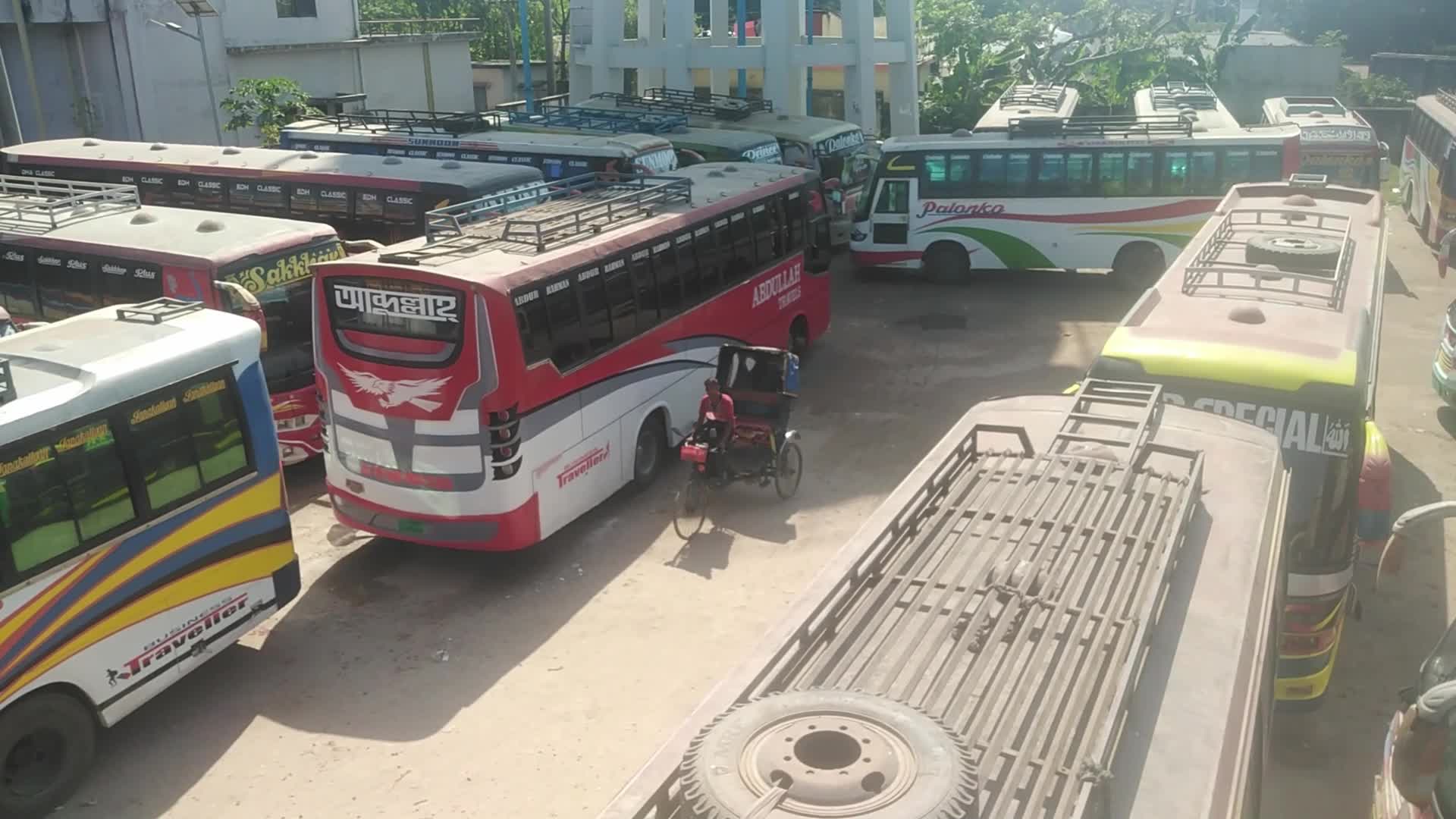 The second day of a countrywide blockade in Bangladesh 