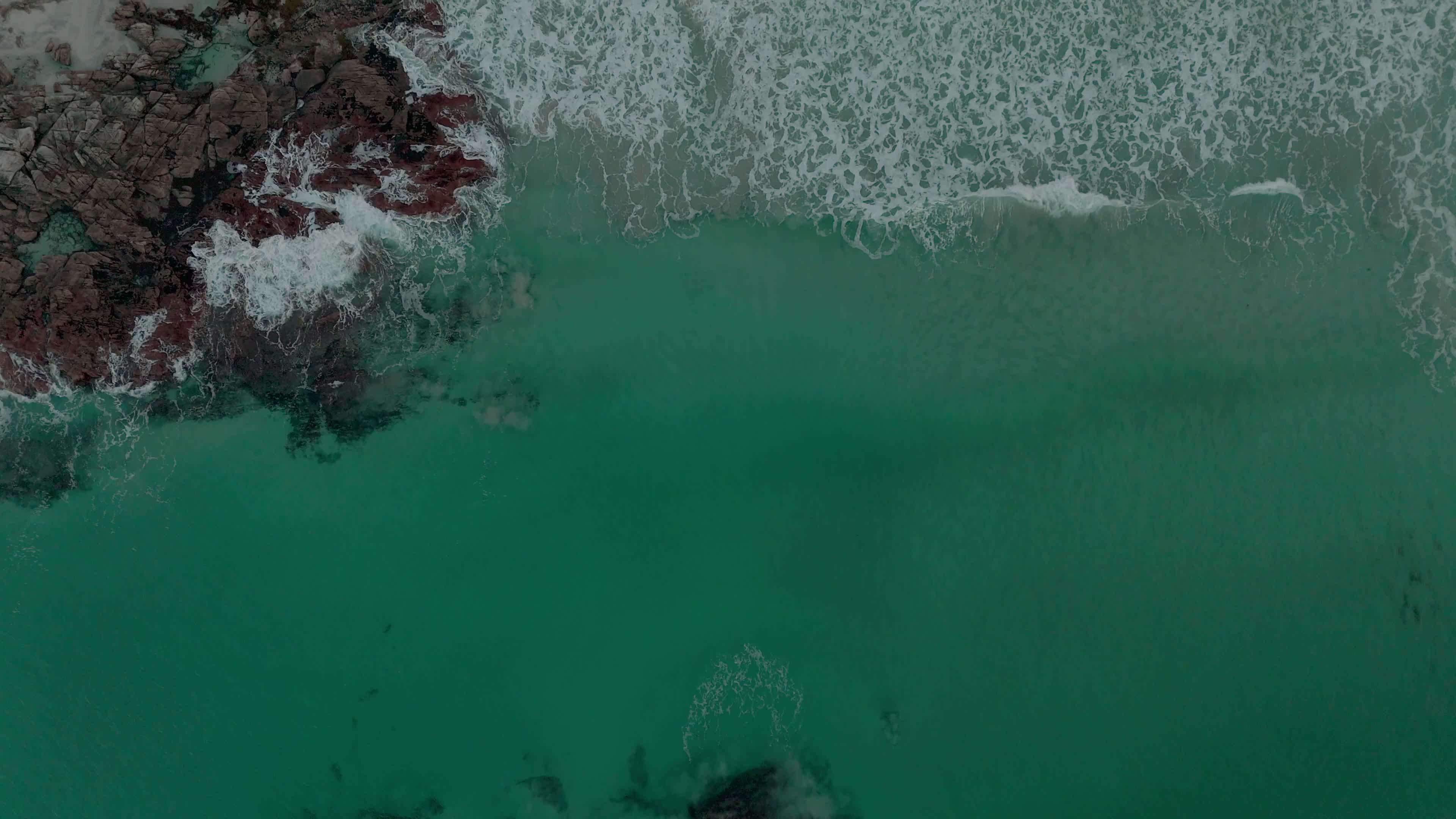 Aerial View Of Skagsanden Beach In Lofoten Islands