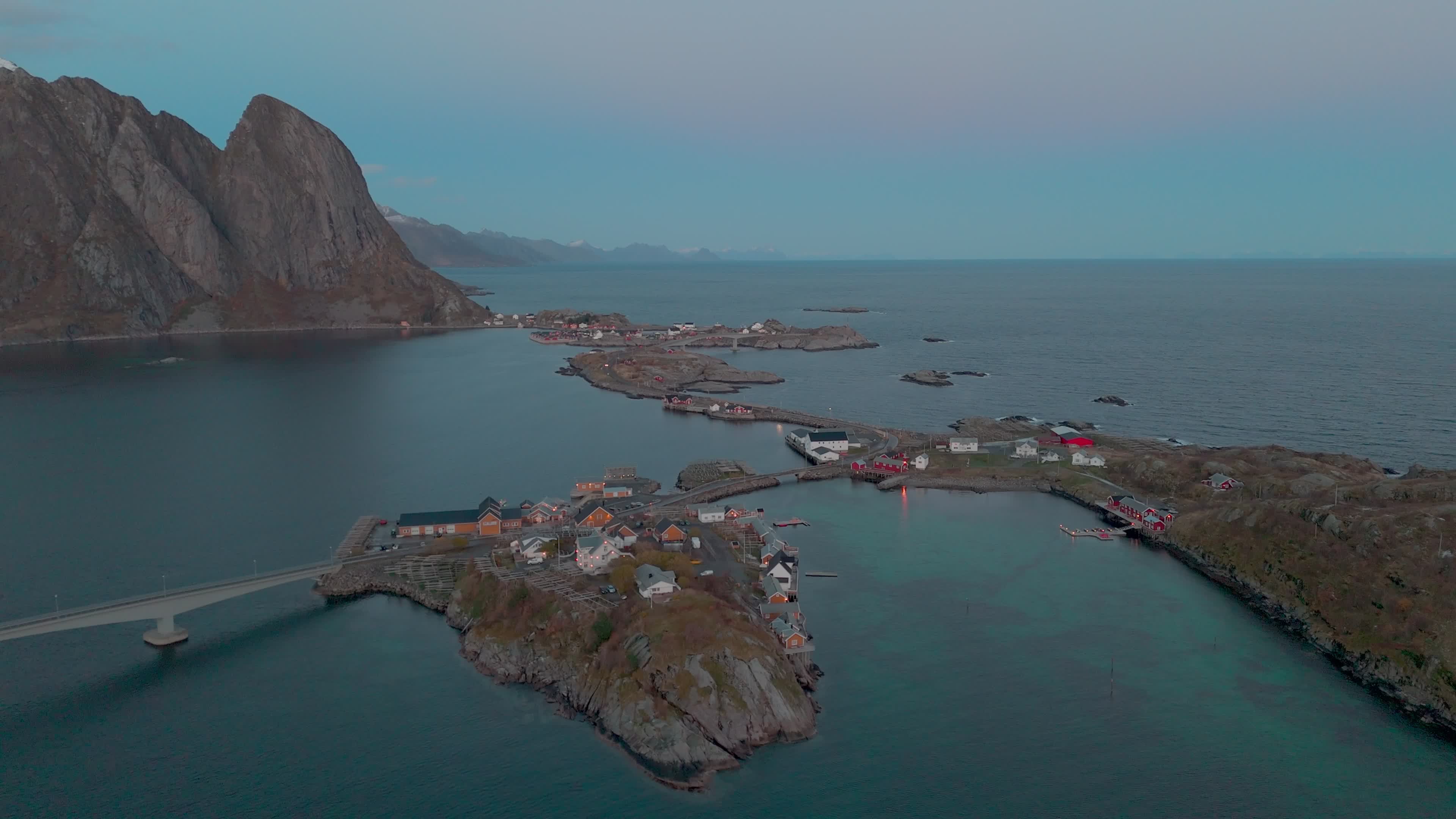 Aerial View Of Reine, Lofoten Islands, Norway