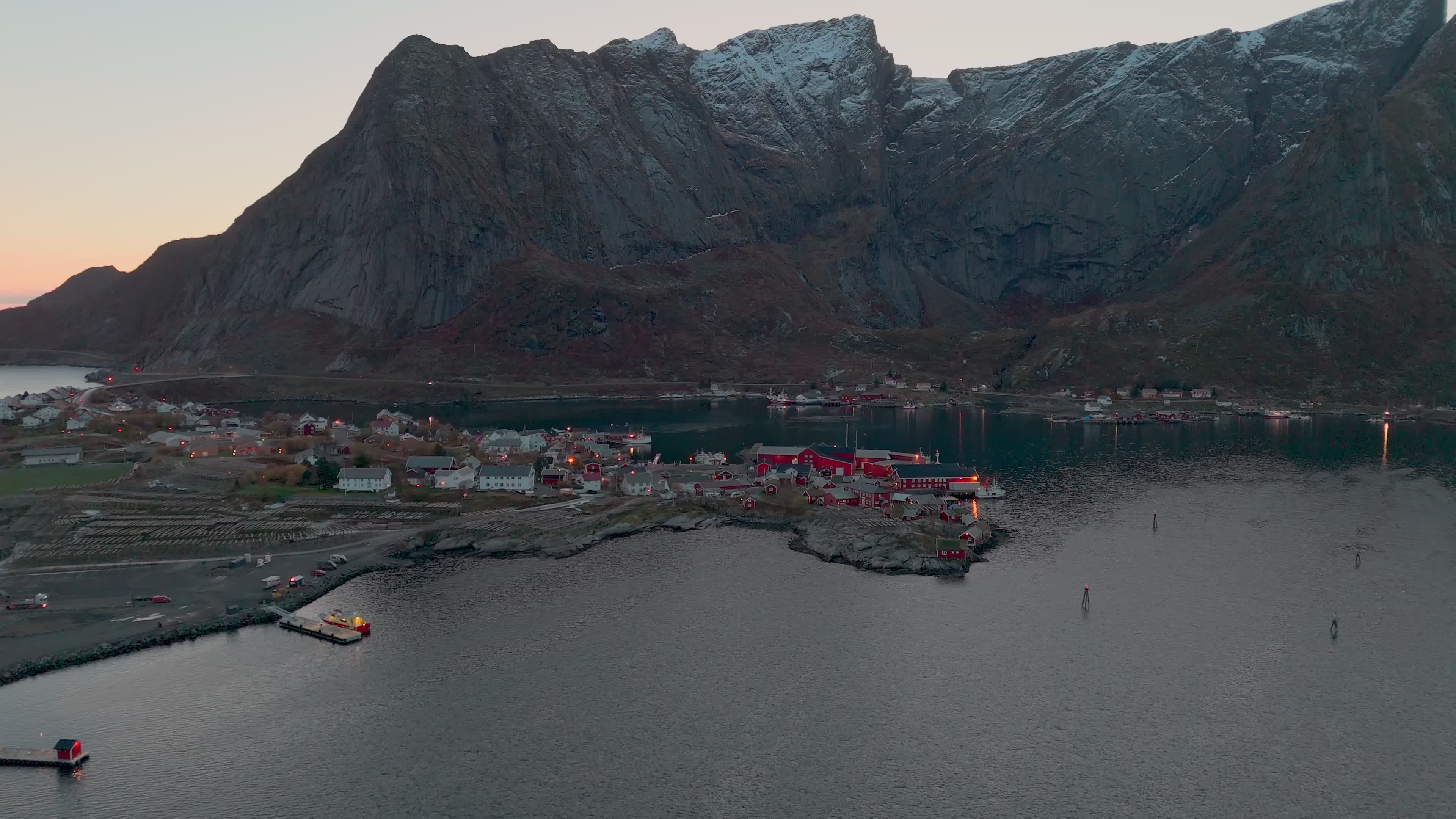 Aerial View Of Reine, Lofoten Islands, Norway