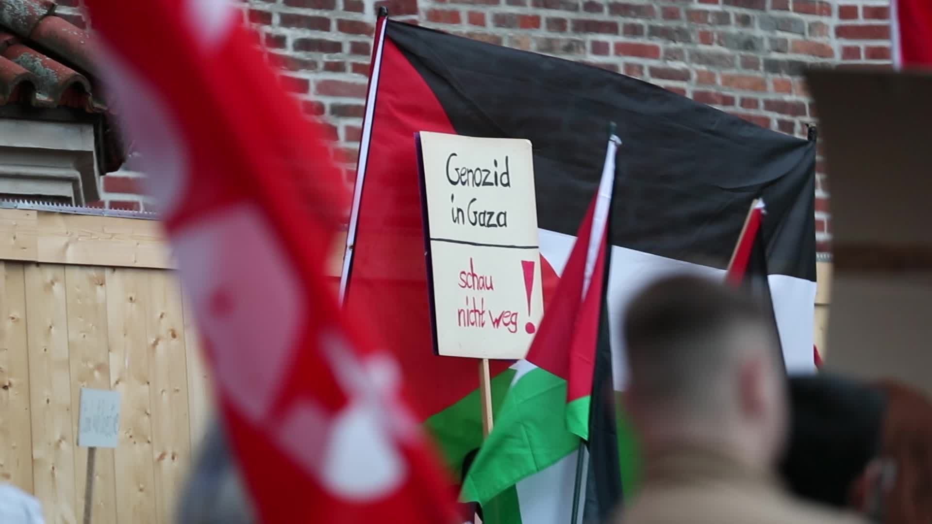 Pro Palestinian rally in Landshut, Germany