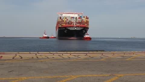 World's Largest Container Vessel Visits DCT Gdansk