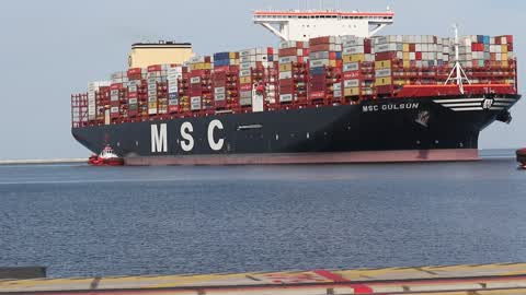 World's Largest Container Vessel Visits DCT Gdansk