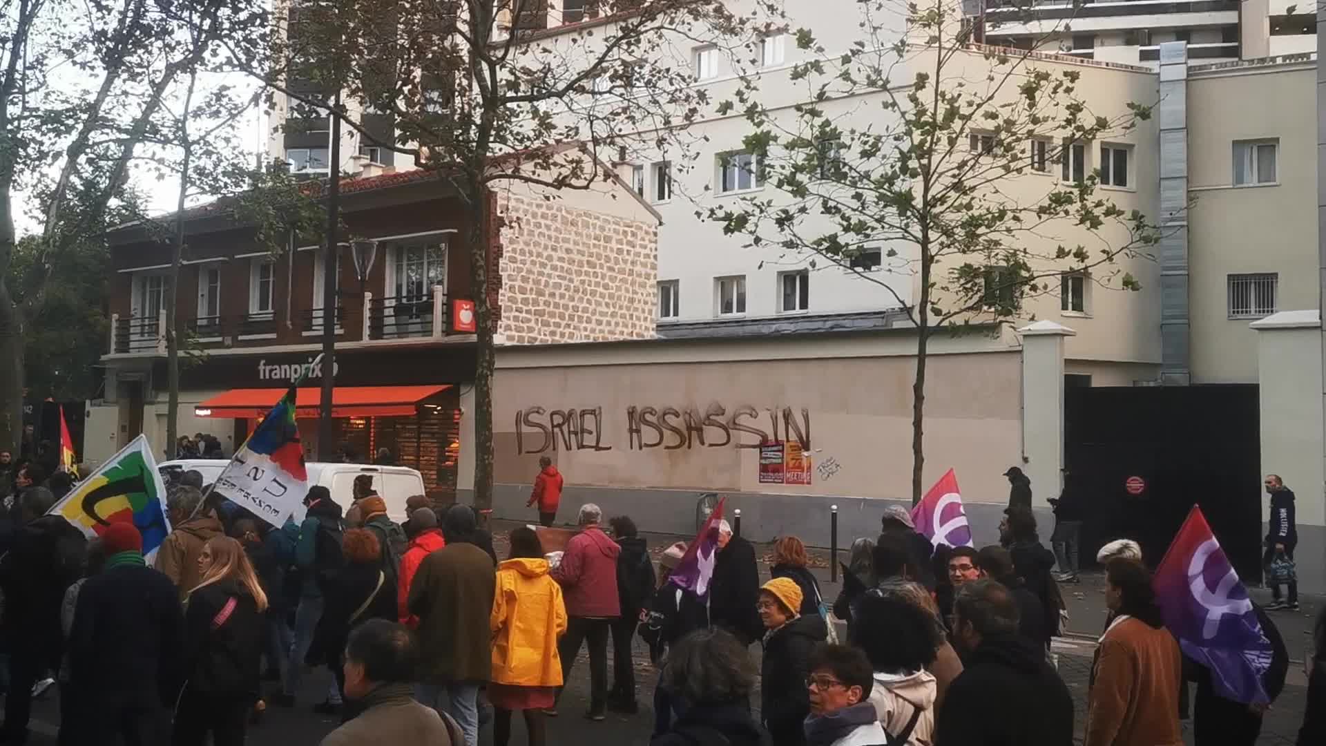 Pro Palestinian demonstration in Paris