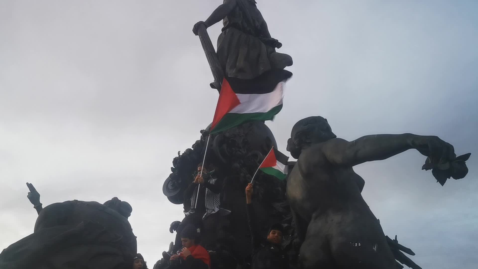 Pro Palestinian demonstration in Paris