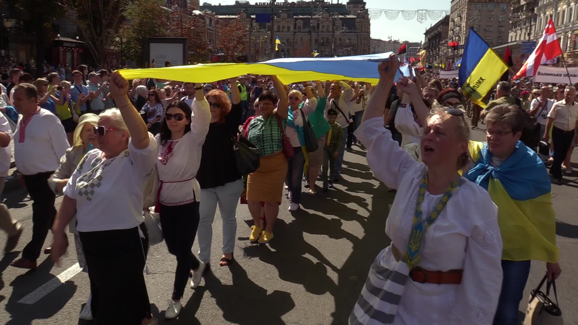 Ukraine marks the Independence Day