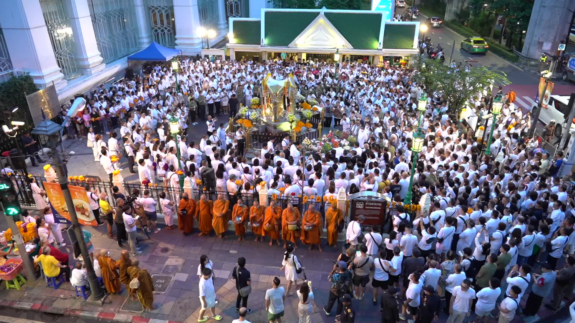 Anniversary 67th Celebrations for the Erawan Shrine in Bangkok.