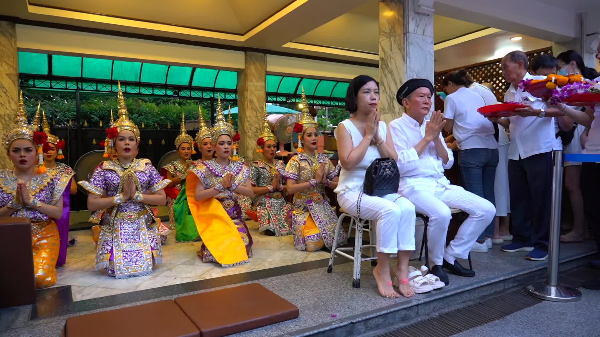 Anniversary 67th Celebrations for the Erawan Shrine in Bangkok.