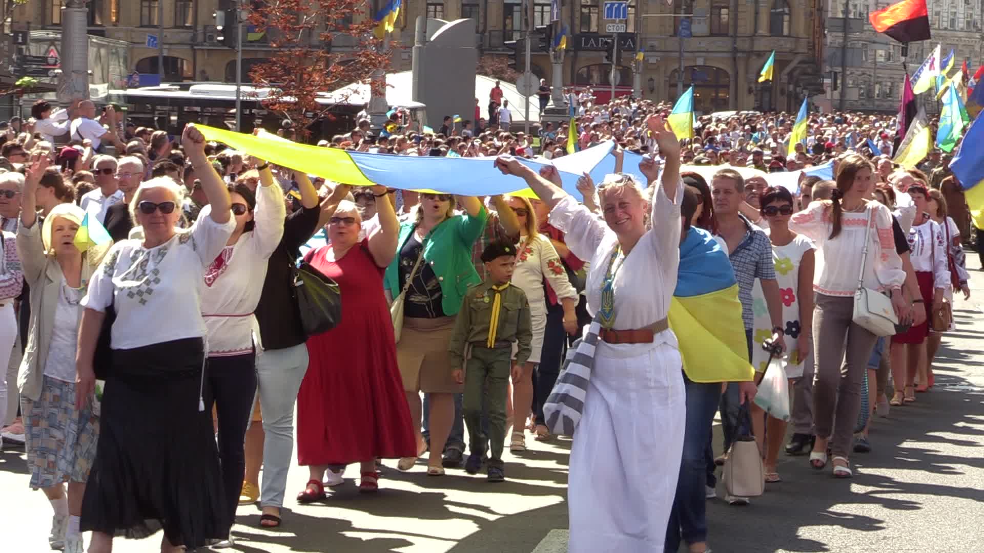 Ukraine marks the Independence Day