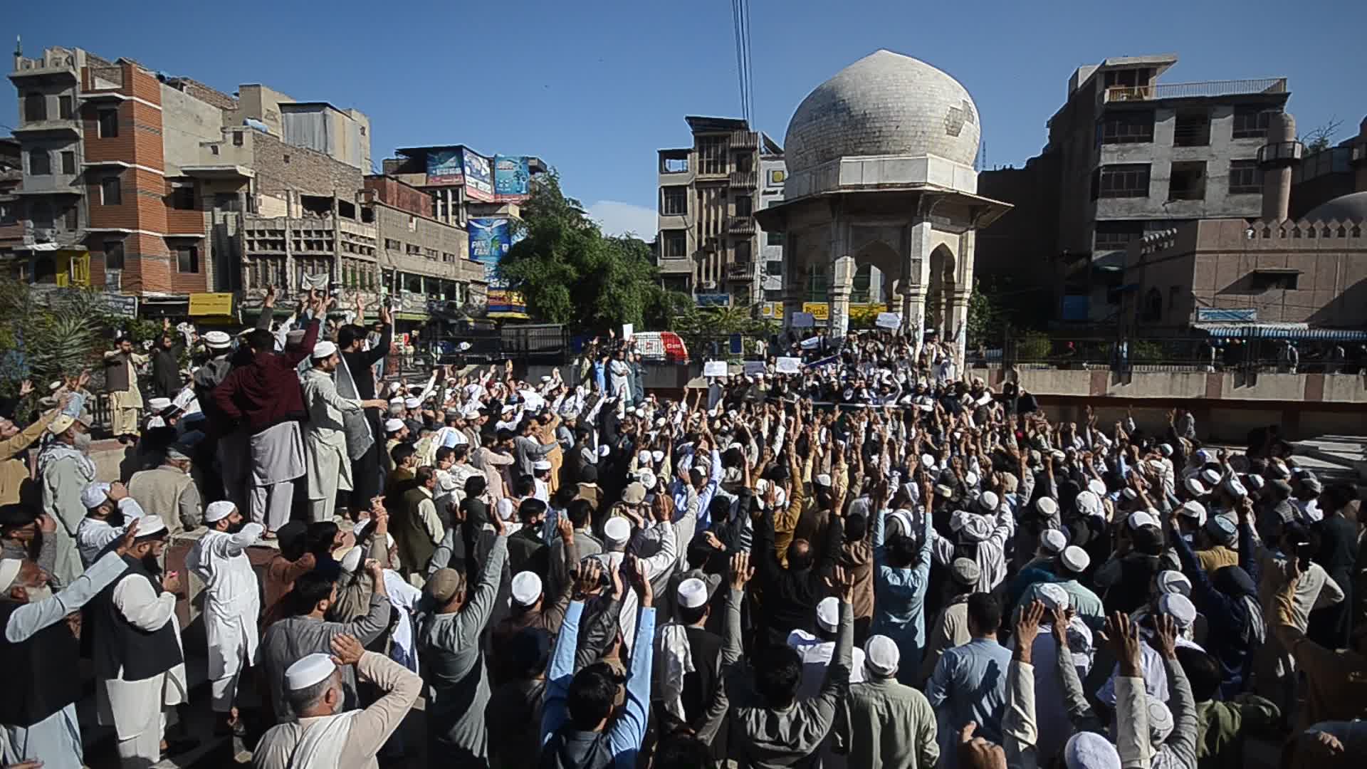 Rally in solidarity with the Palestinian people in Pakistan
