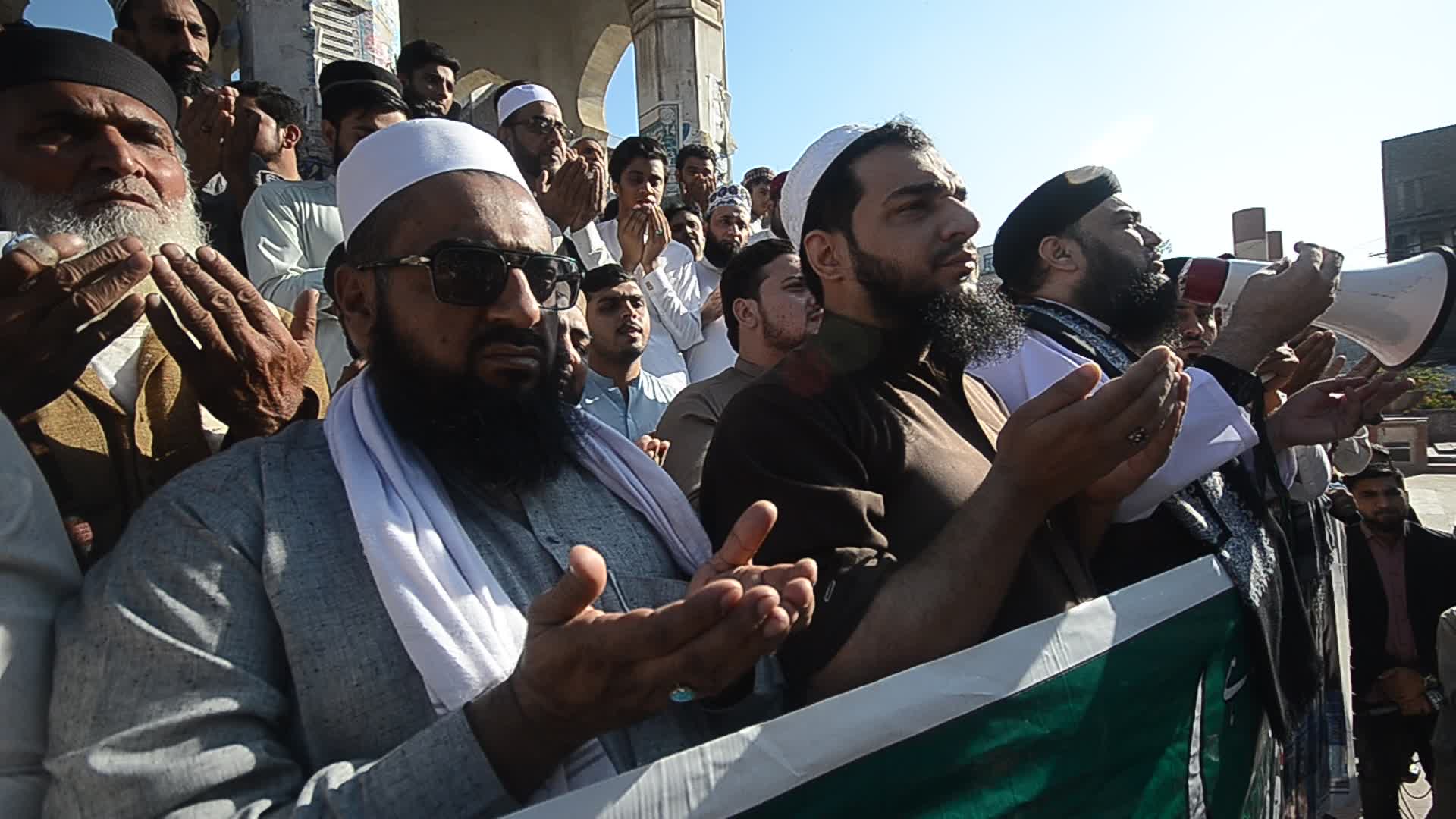 Rally in solidarity with the Palestinian people in Pakistan
