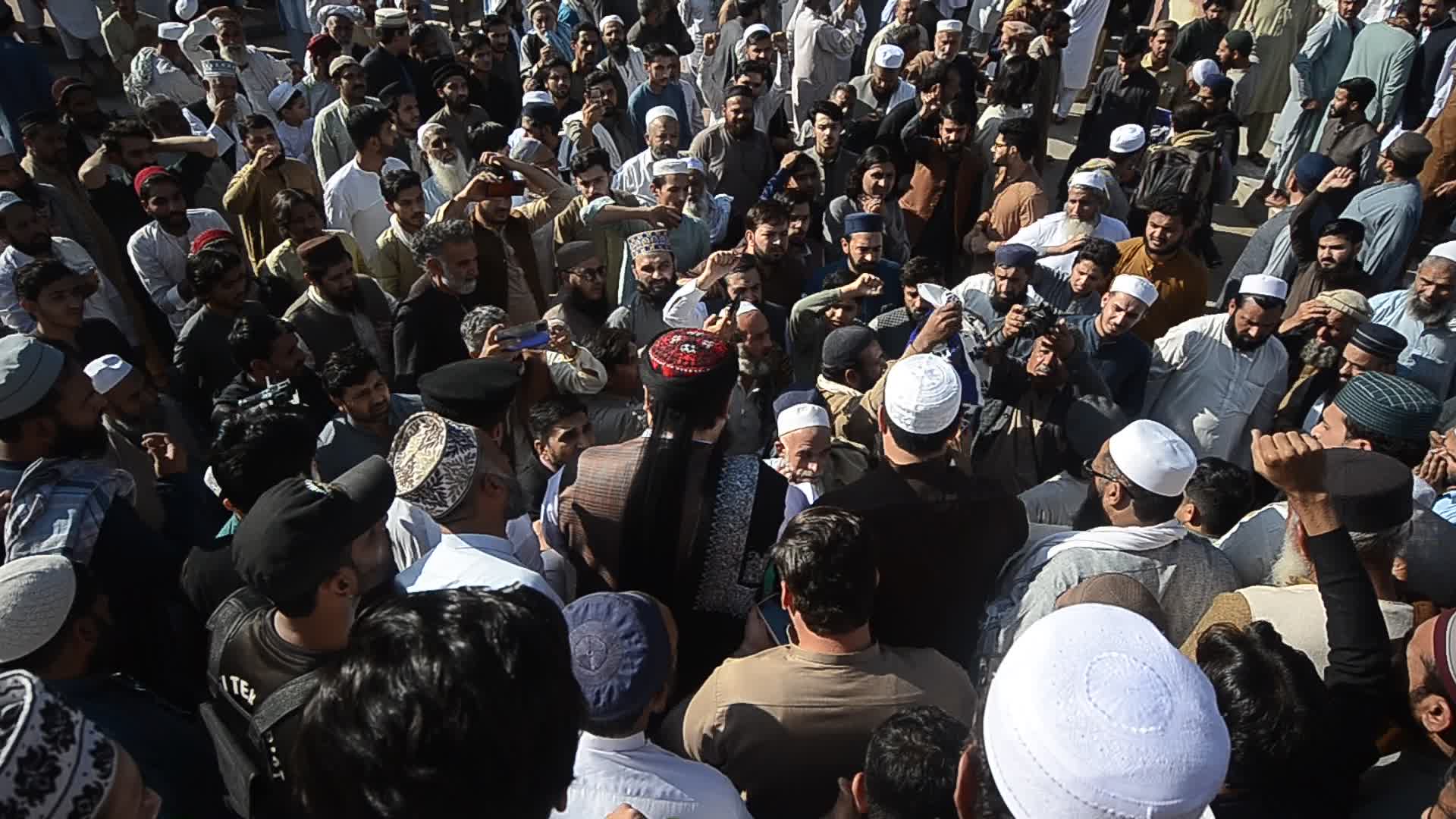 Rally in solidarity with the Palestinian people in Pakistan
