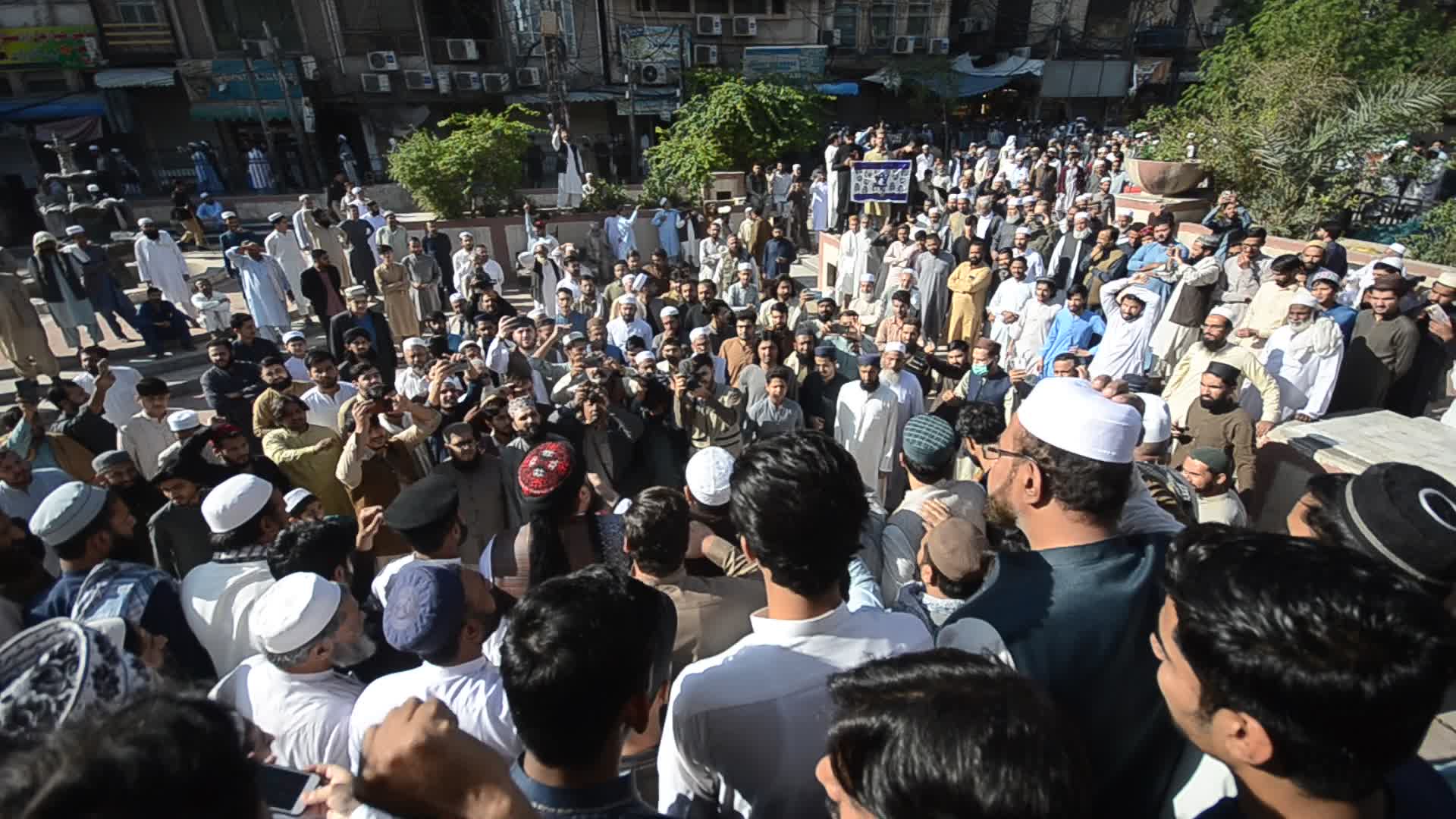 Rally in solidarity with the Palestinian people in Pakistan

