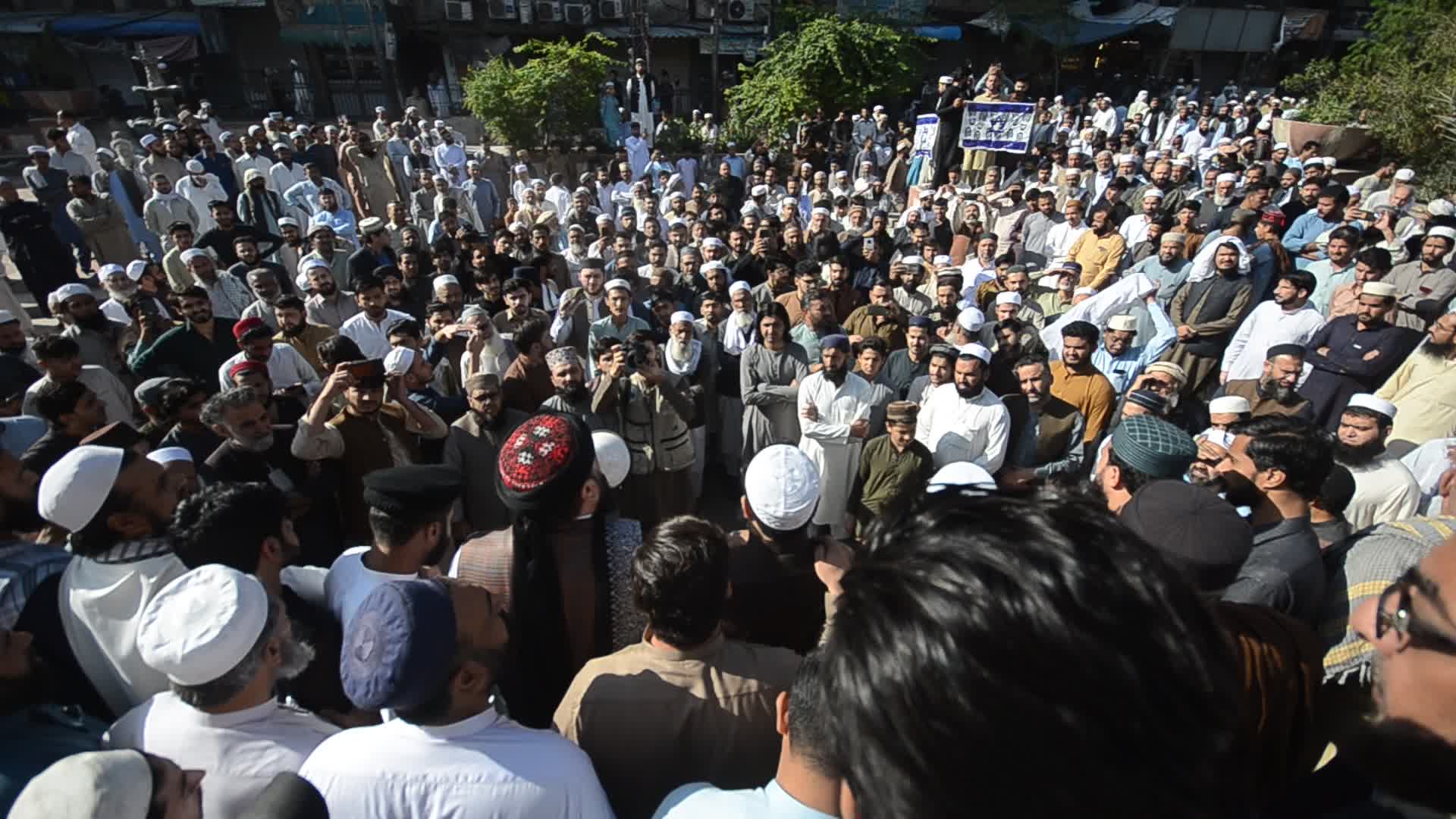 Rally in solidarity with the Palestinian people in Pakistan
