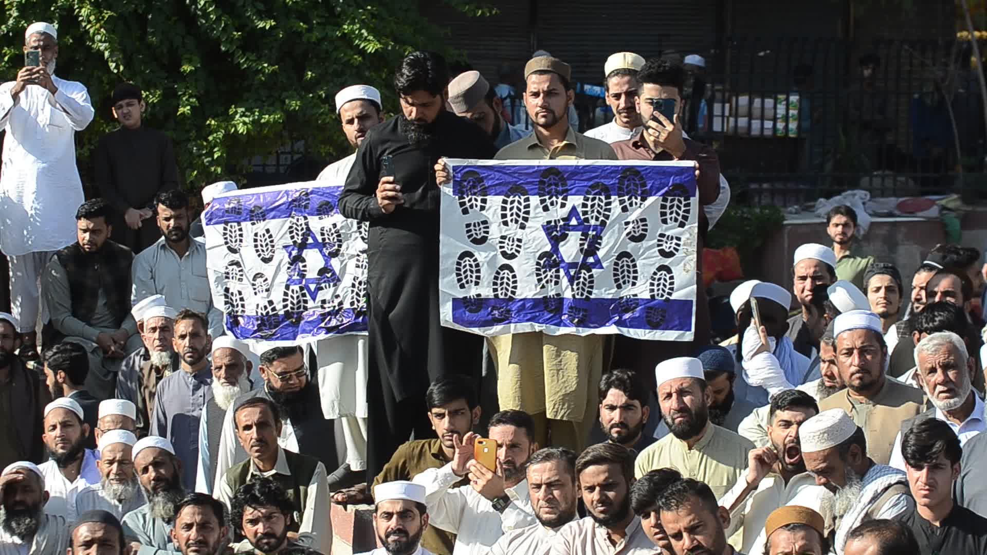 Rally in solidarity with the Palestinian people in Pakistan
