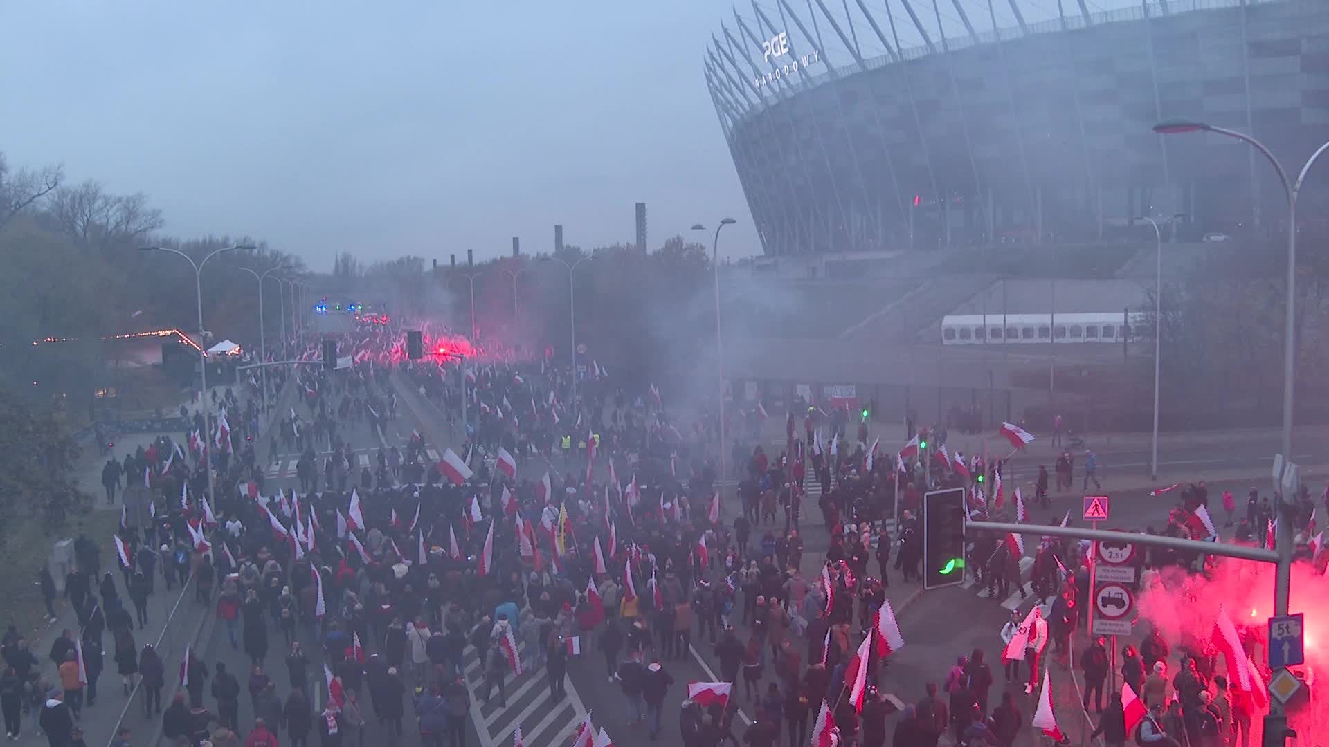 Polish nationalists hold Independence Day march in Warsaw
