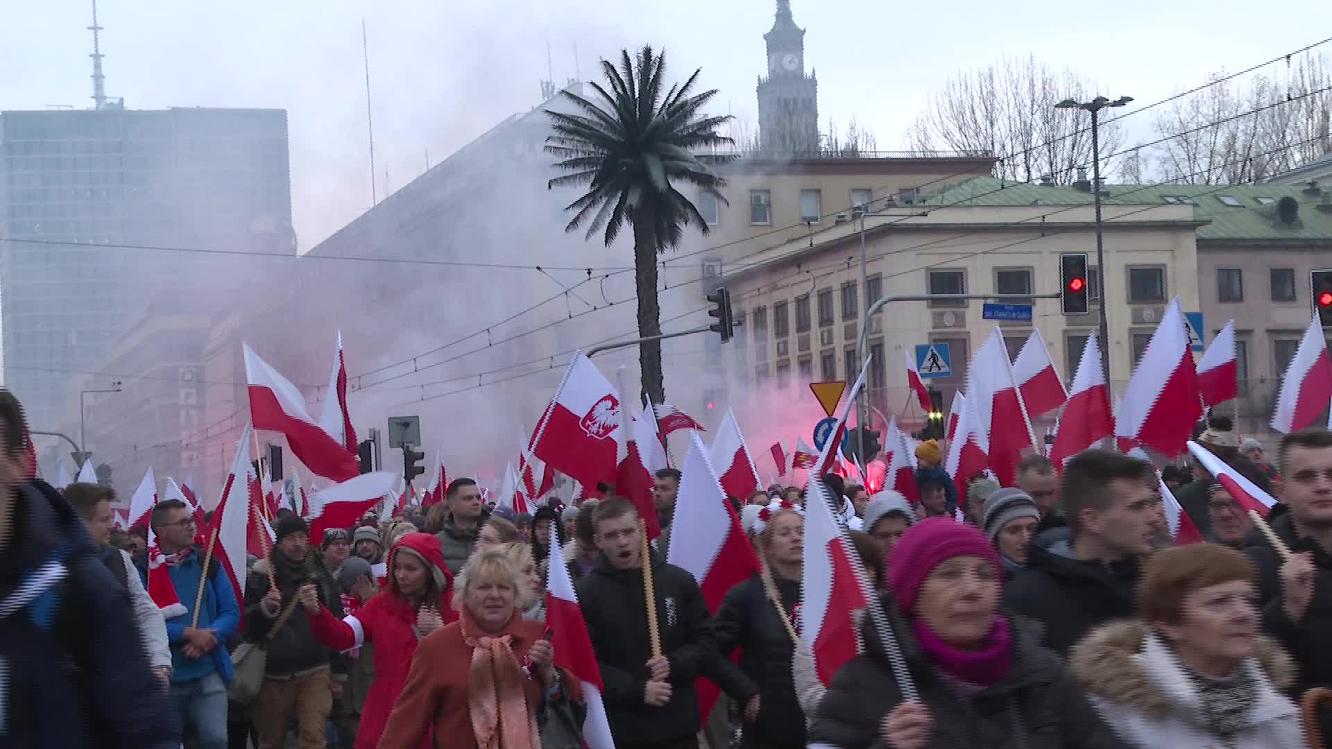 Polish nationalists hold Independence Day march in Warsaw