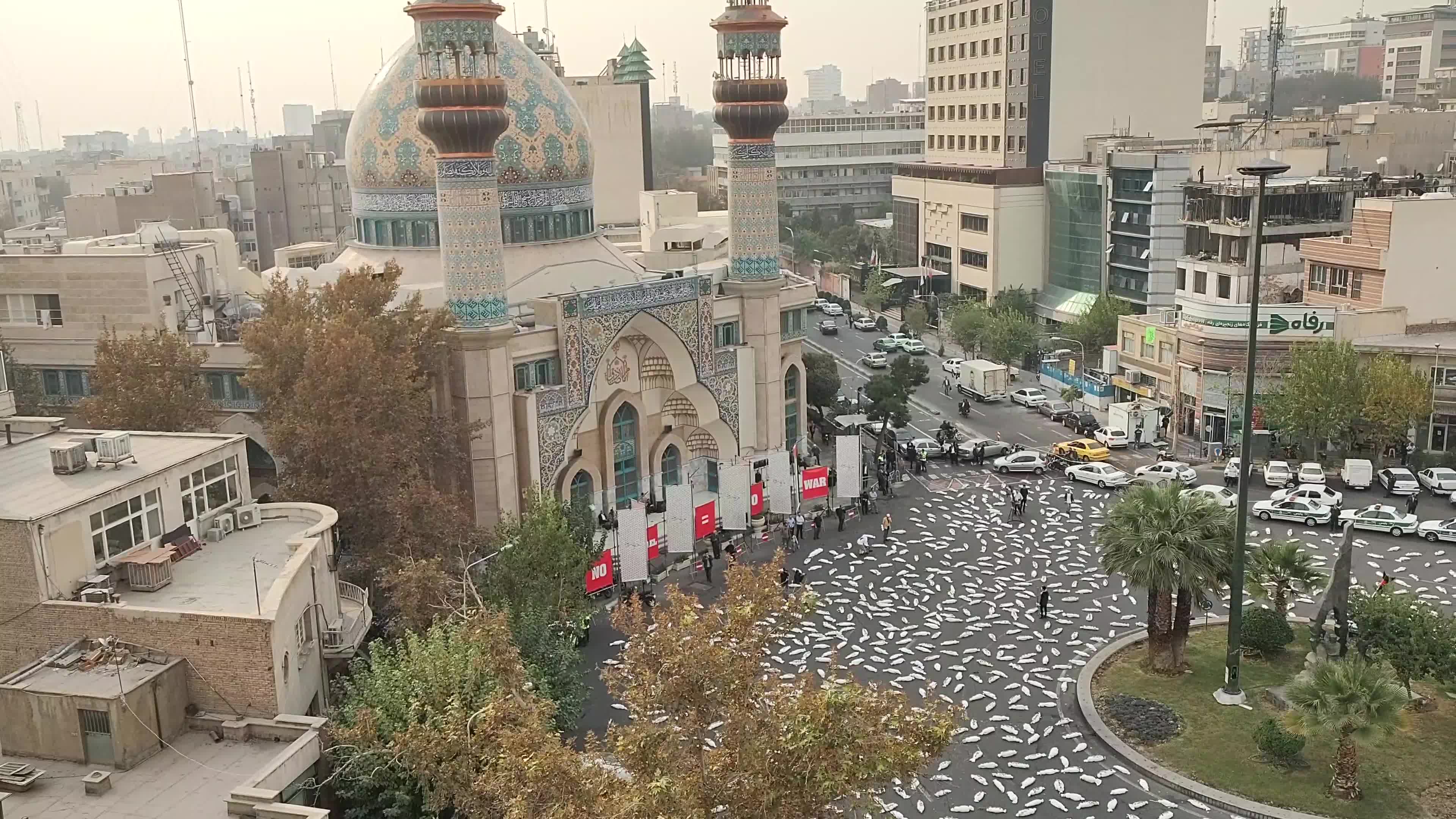 Anti-War Installation Art in Tehran