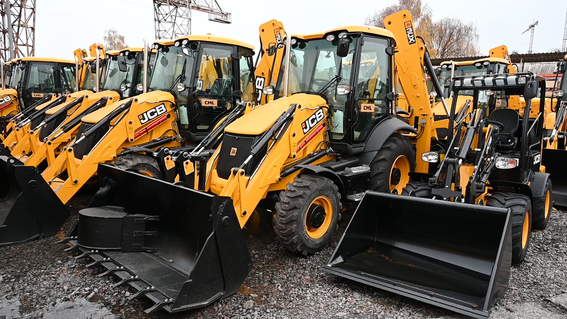 US Ambassador to Ukraine hands over heavy machinery in Kyiv, amid Russia's invasion of Ukraine