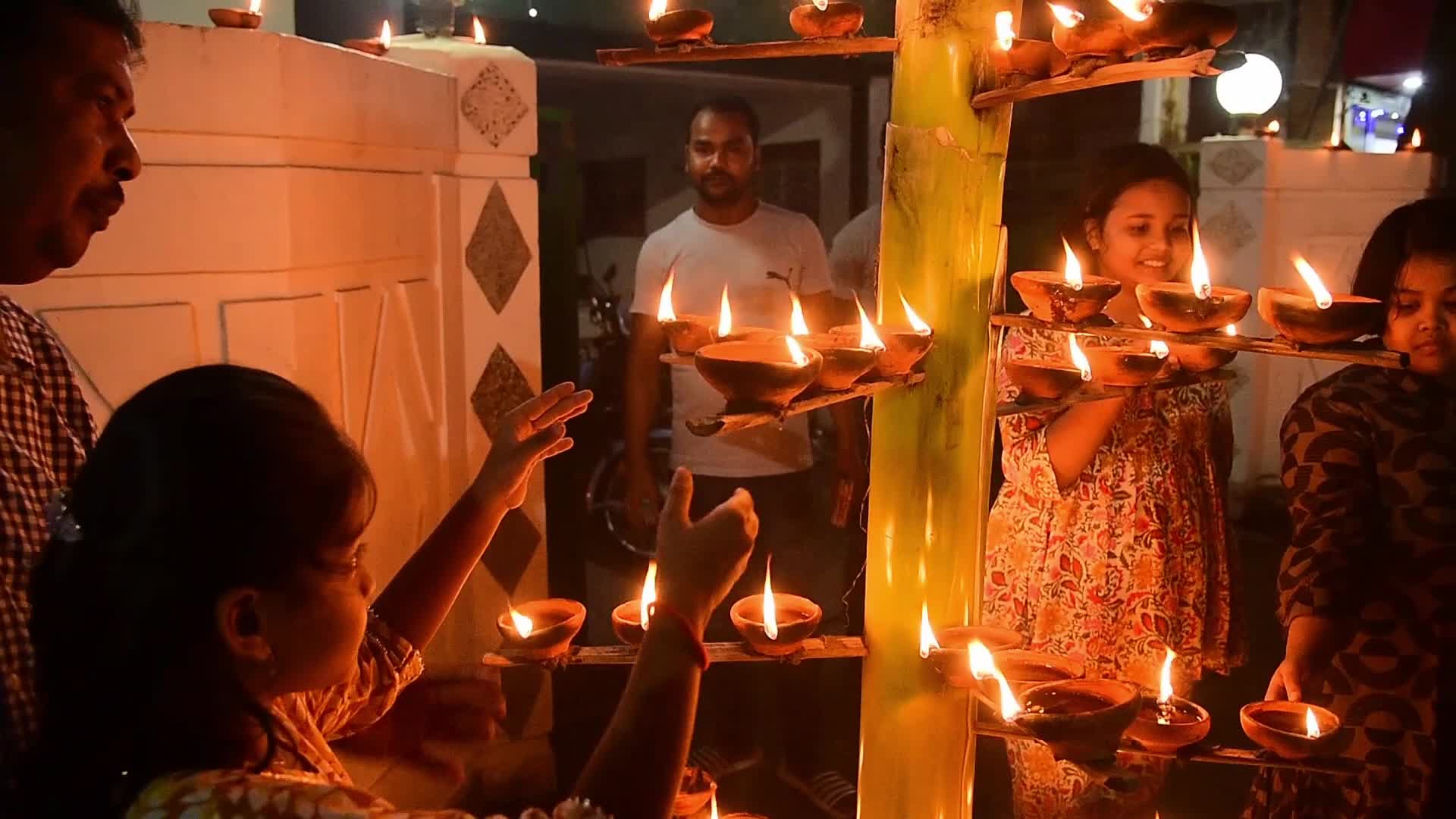 Diwali celebration In India