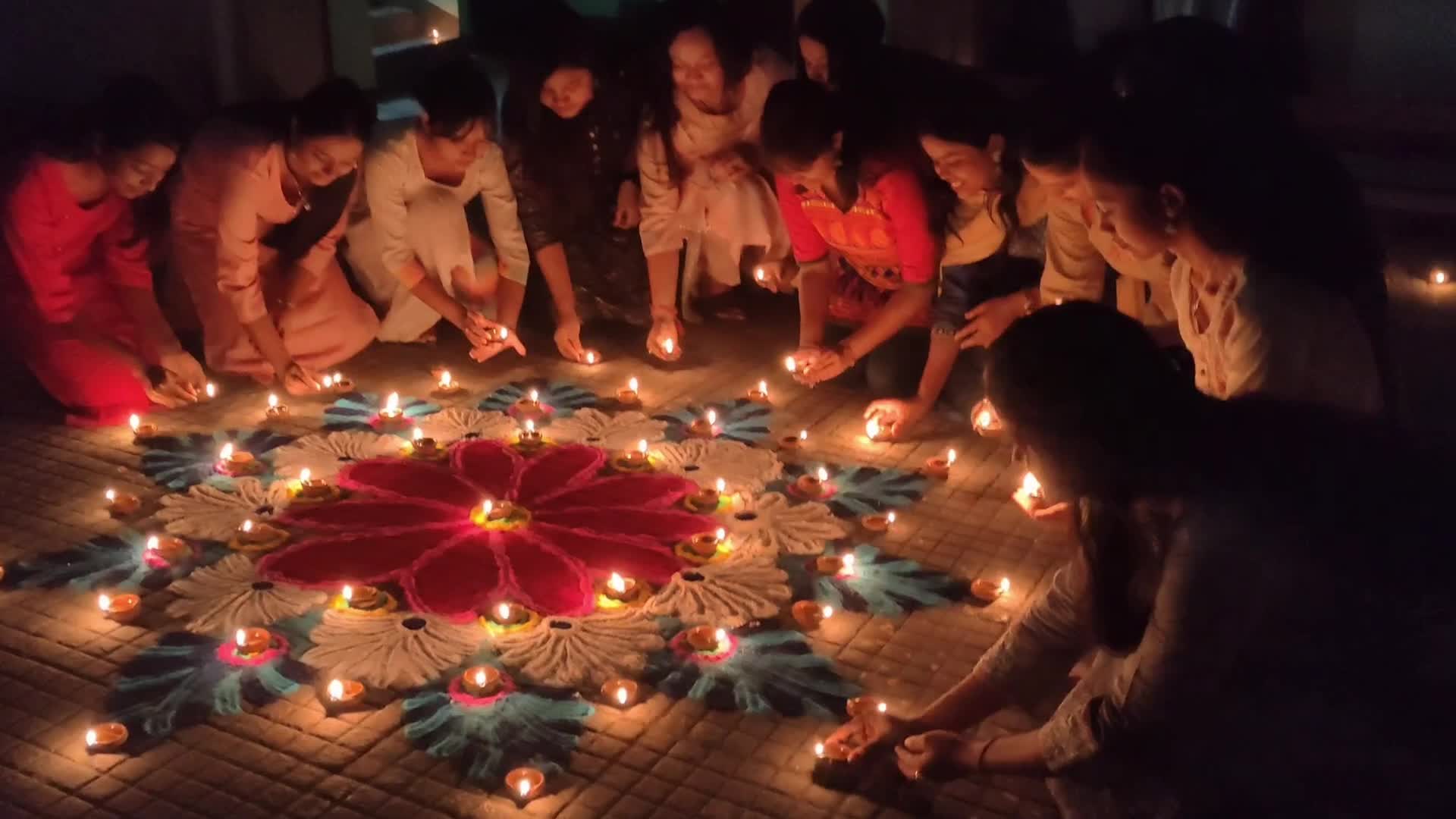 Diwali celebration In India