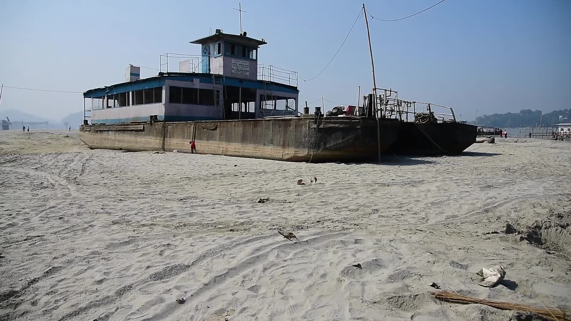 Water level of the Brahmaputra has fallen in India 