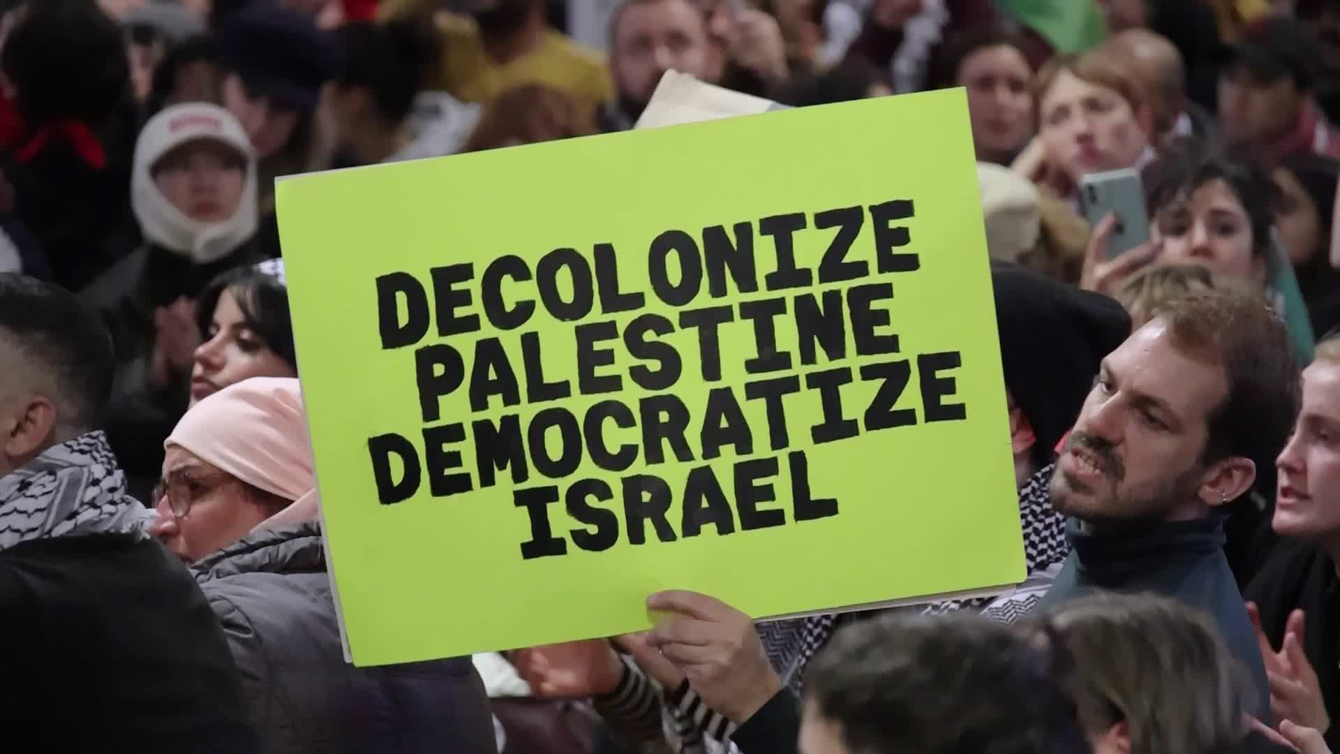  Pro-Palestinian protests at Amsterdam Schiphol Airport 