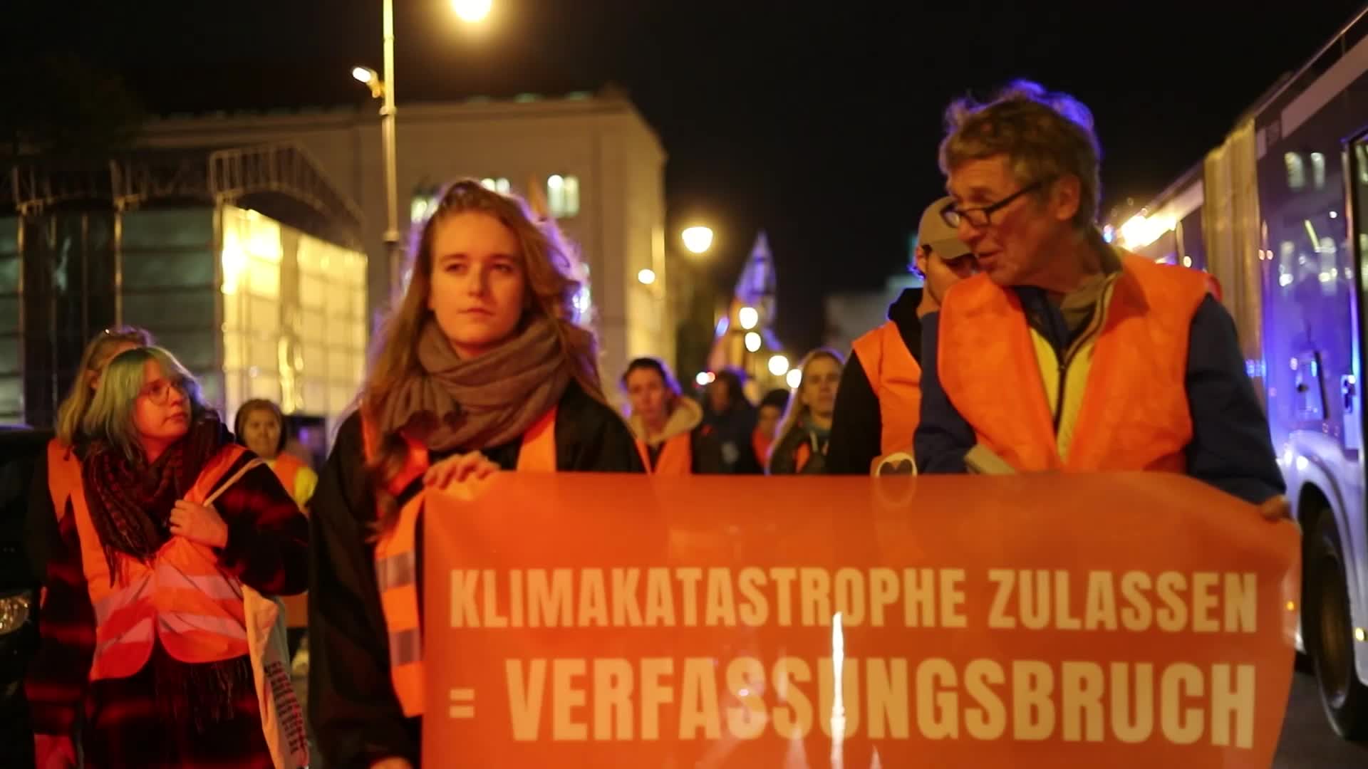 Last Generation Protest March in Munich