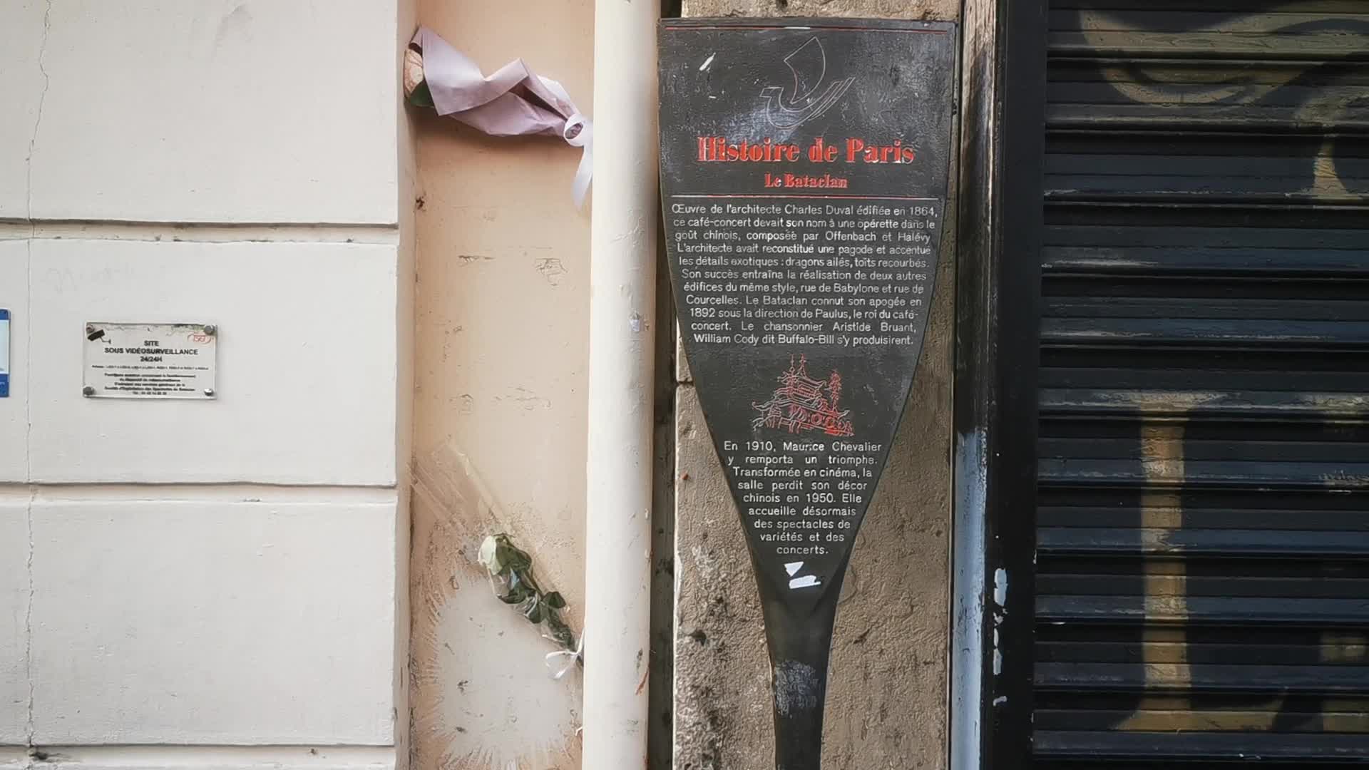 the Bataclan music hall in Paris