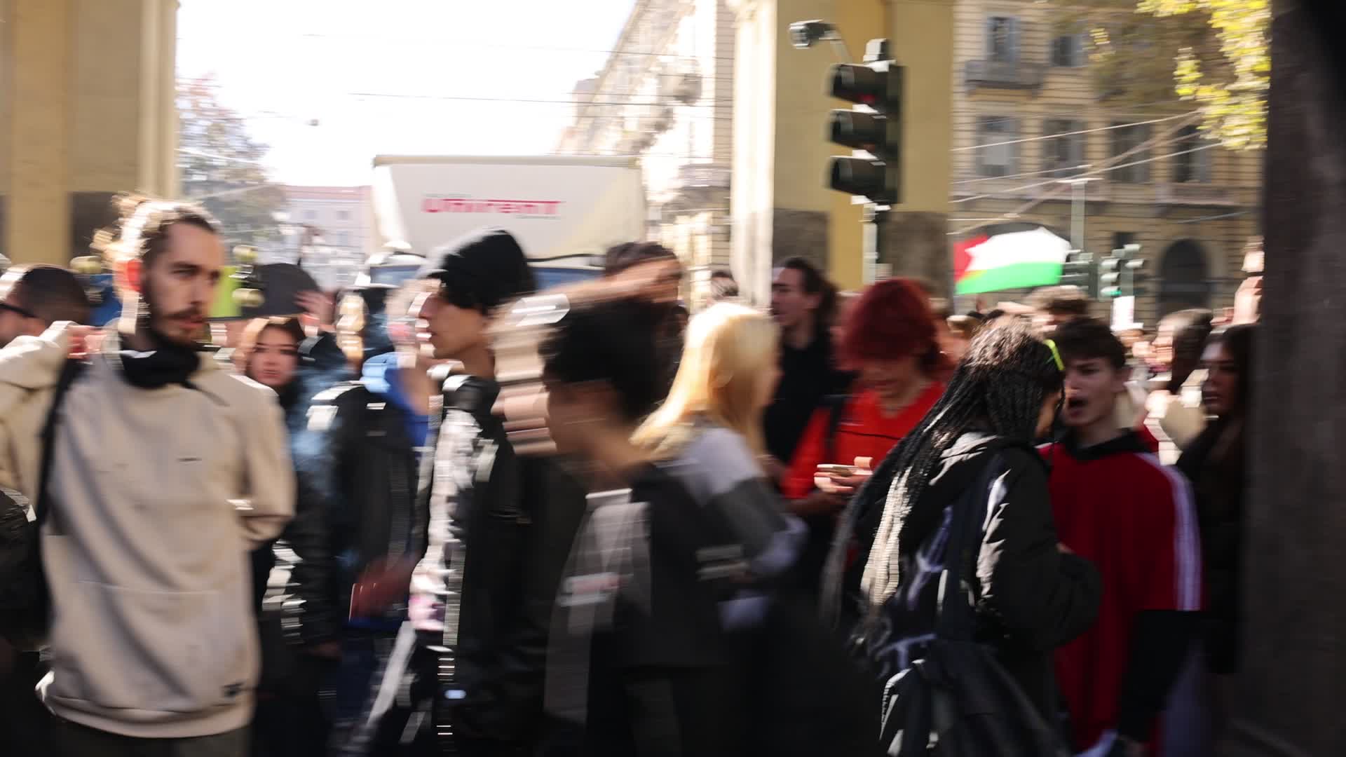 Student Protest Against Meloni Government In Turin