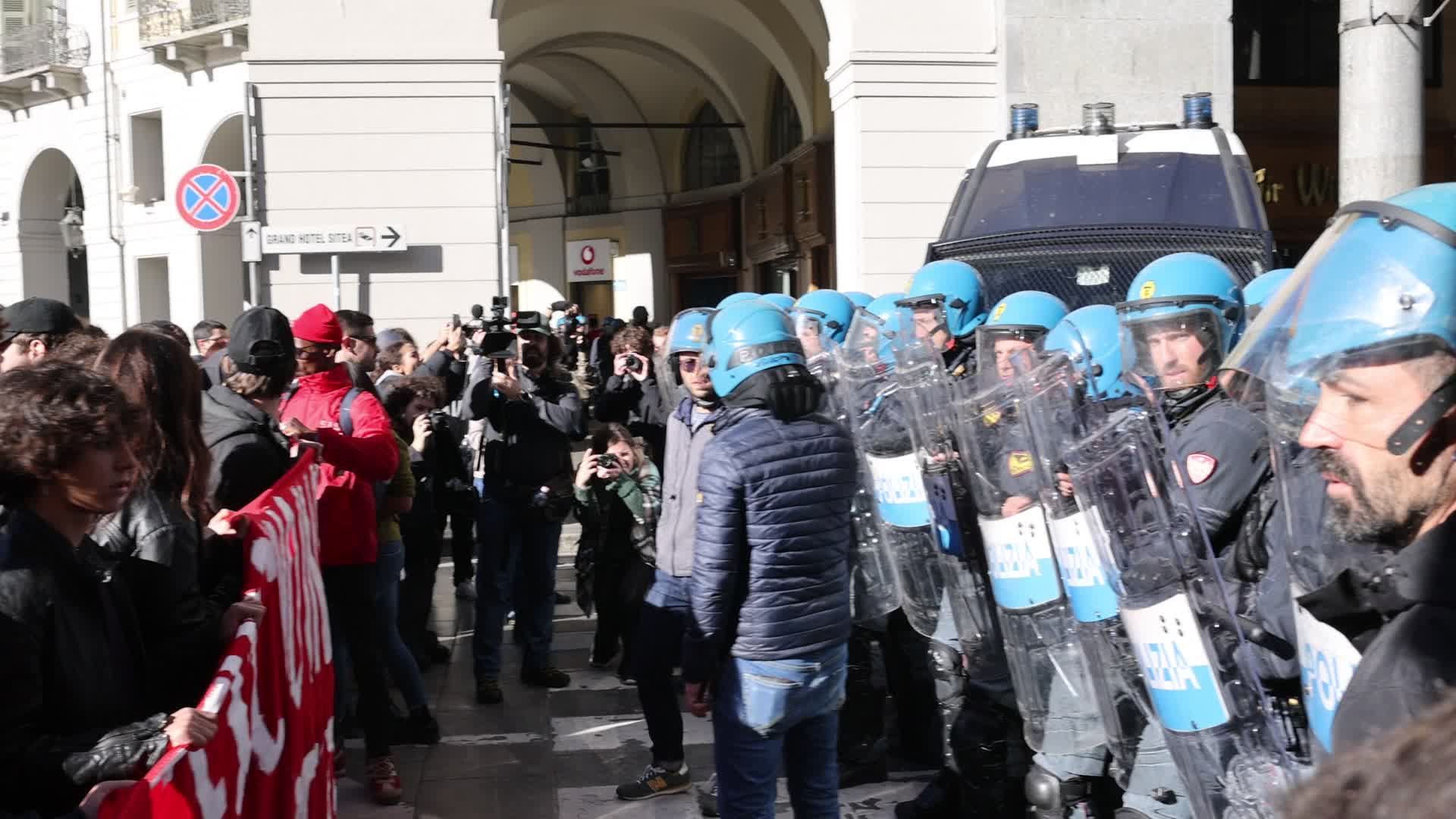 Student Protest Against Meloni Government In Turin