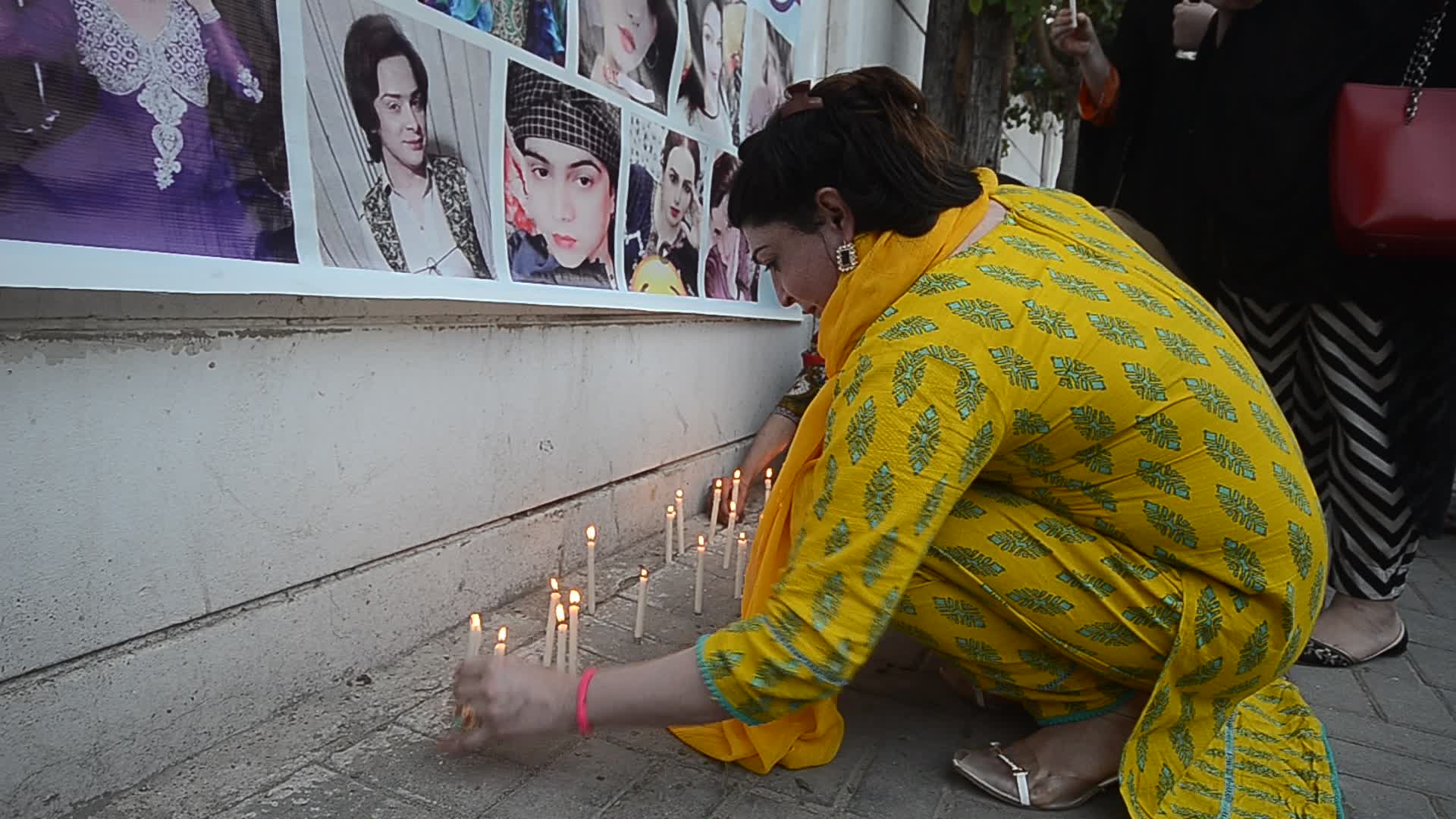 Transgender community protest for their rights in Peshawar
