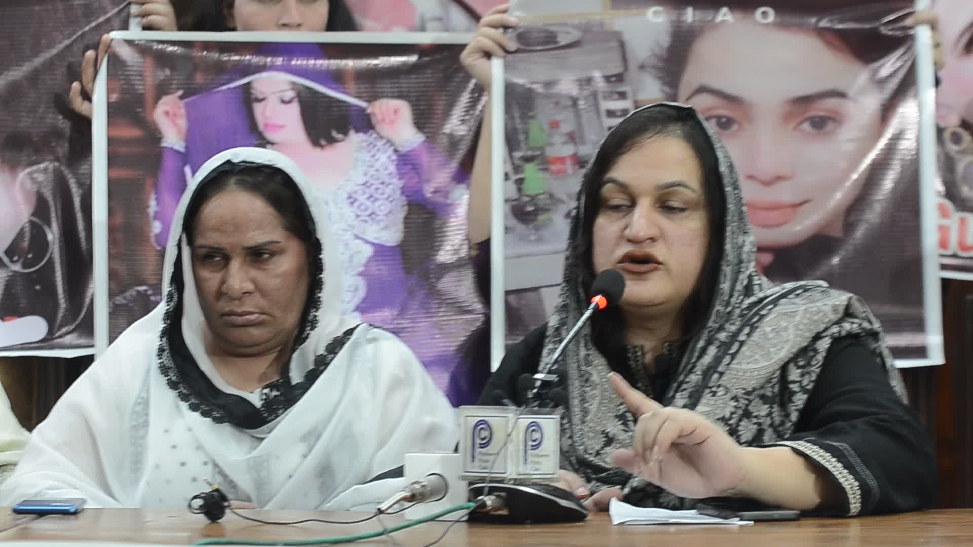 Transgender community protest for their rights in Peshawar
