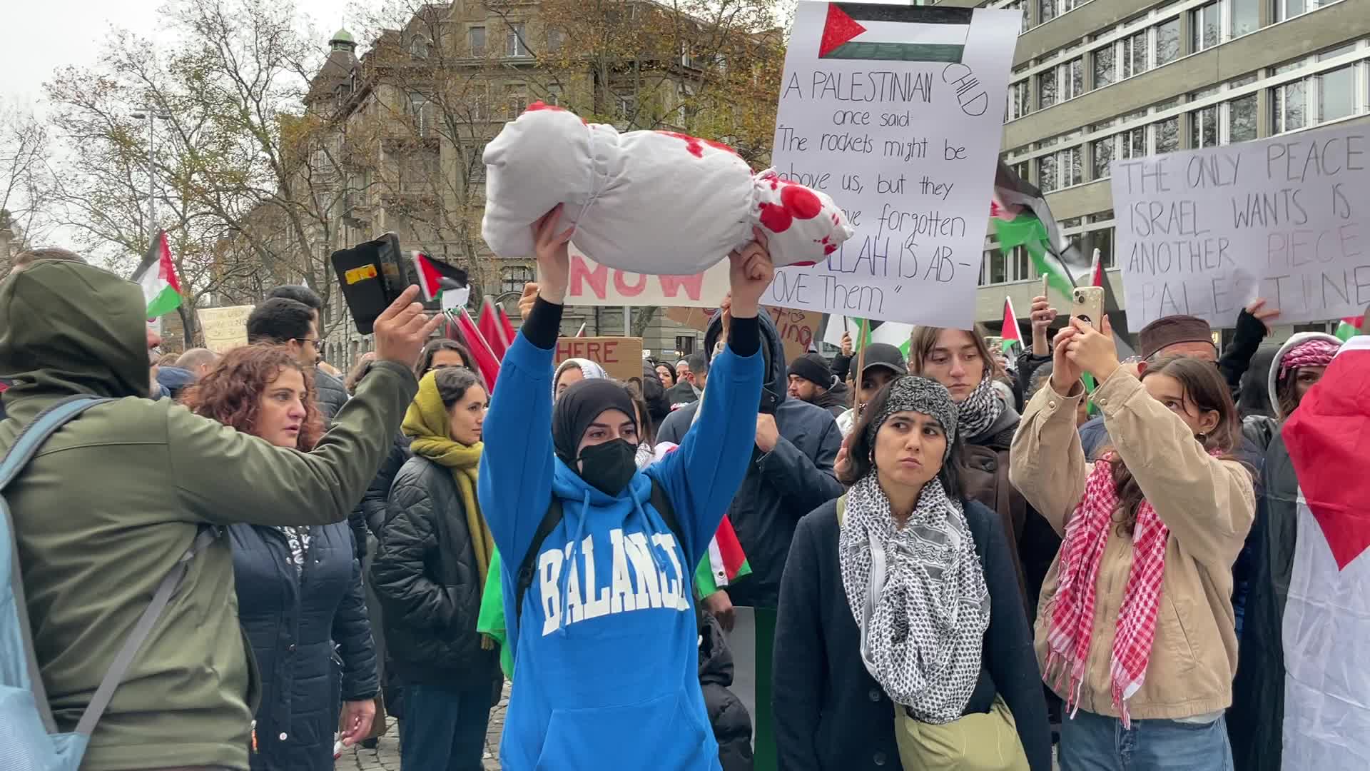 Demonstration in support of Palestine - Zurich, Switzerland 