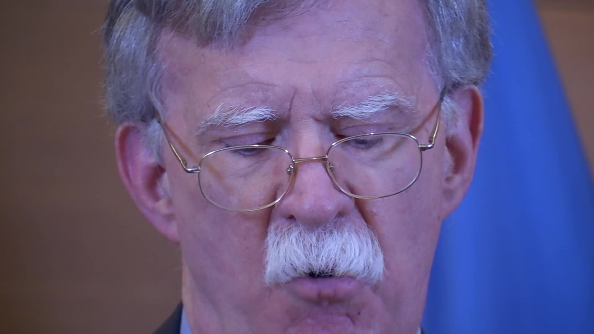 US National Security Advisor John Bolton press conference in Kiev