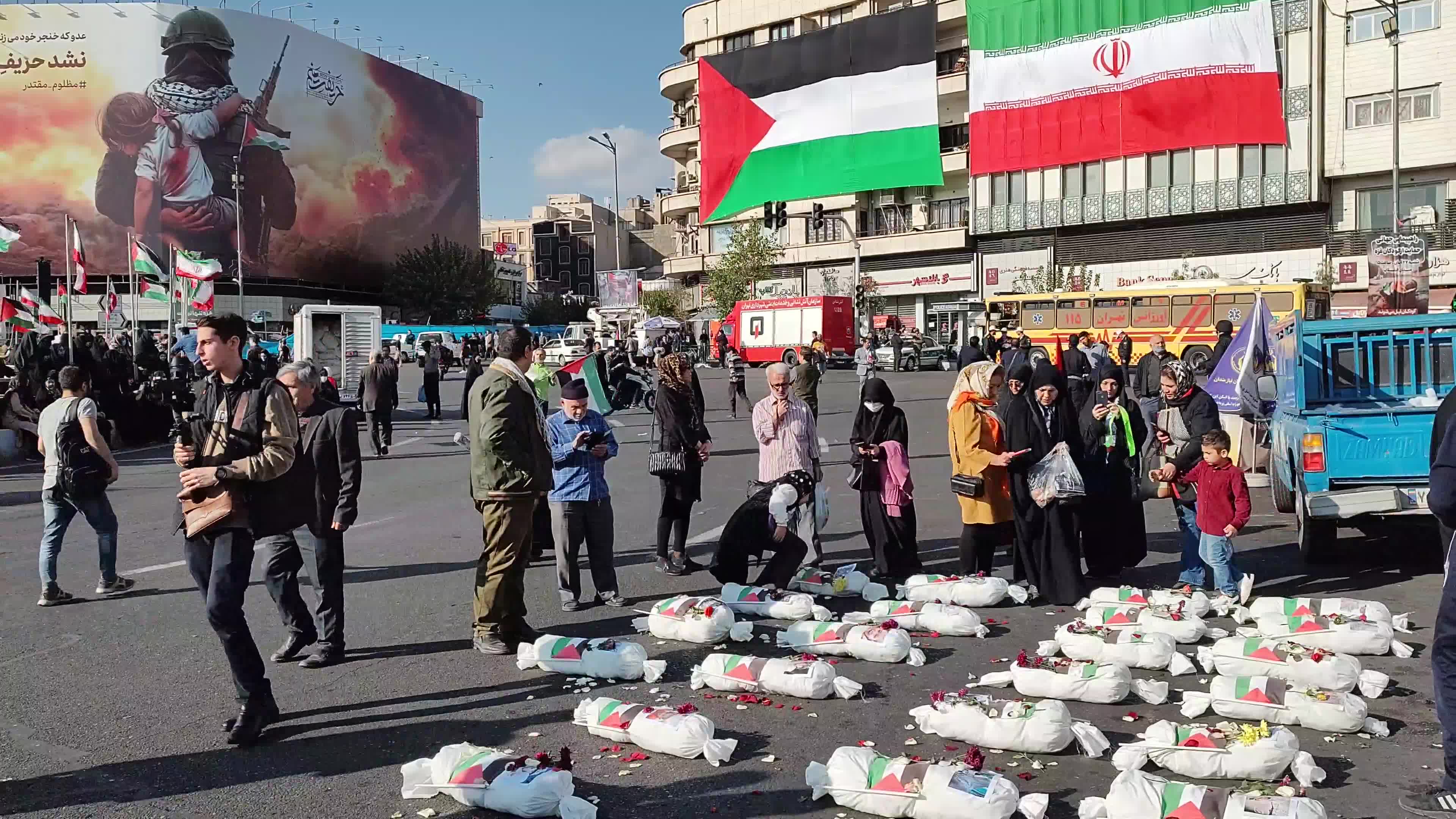 Anti-Israeli rally In Tehran, Iran