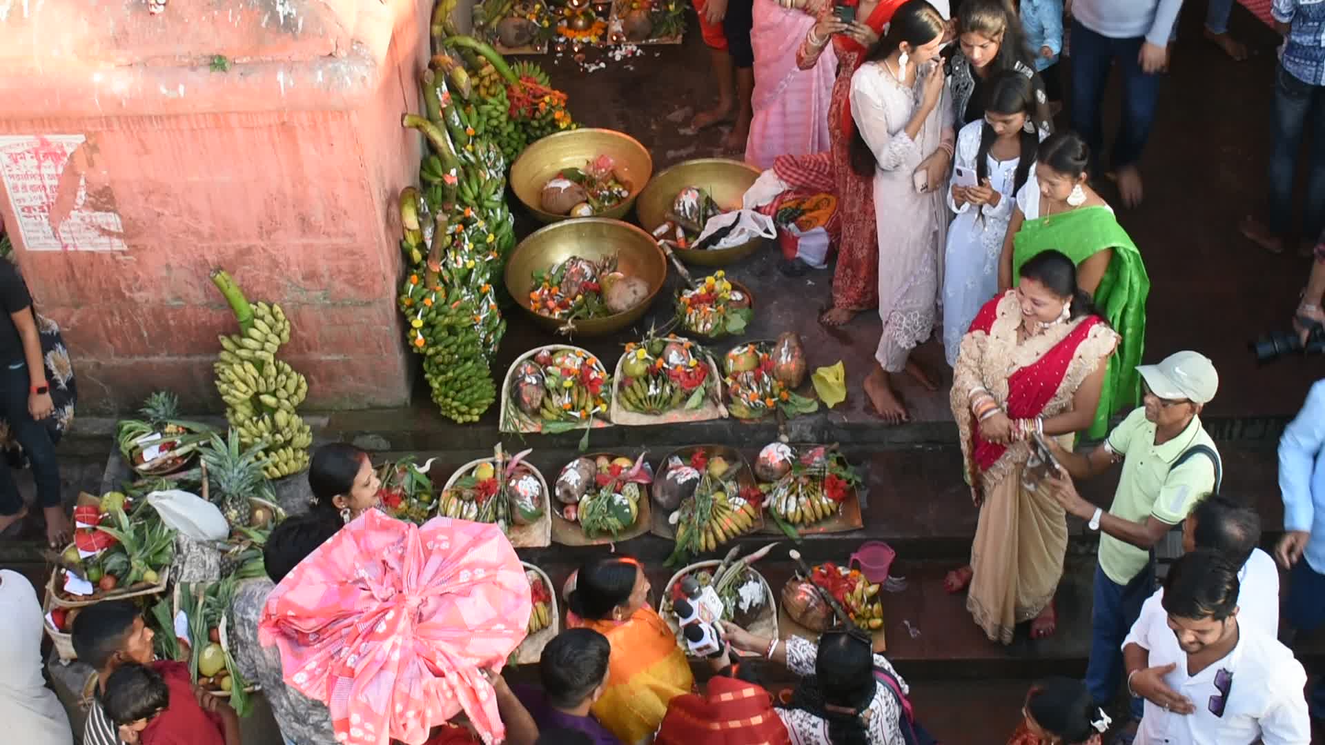 Chhath puja festival in  India.