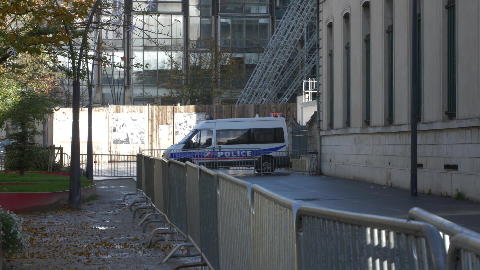Police at Saint-Denis for political summit convened by Macron