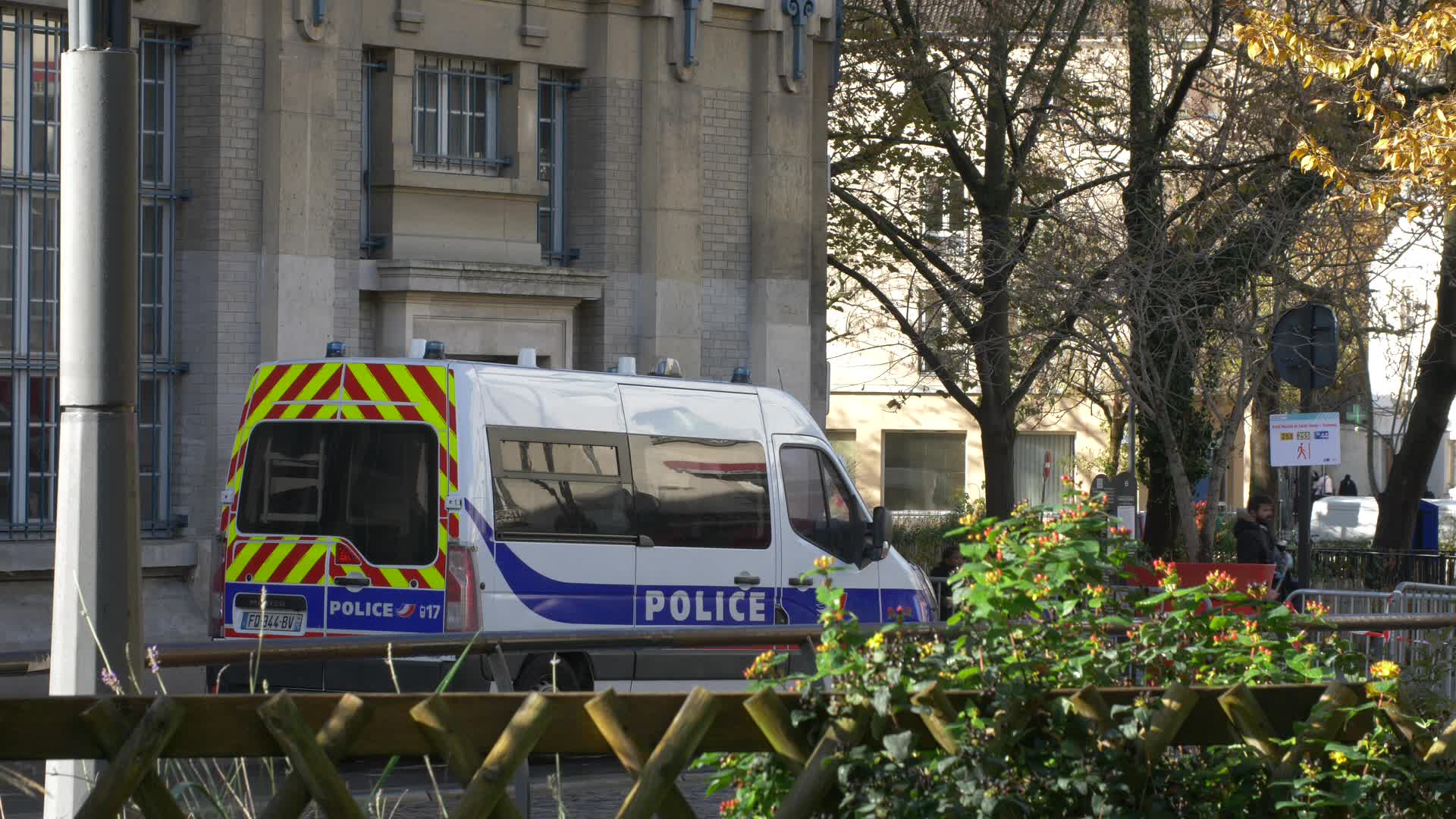 Police at Saint-Denis for political summit convened by Macron