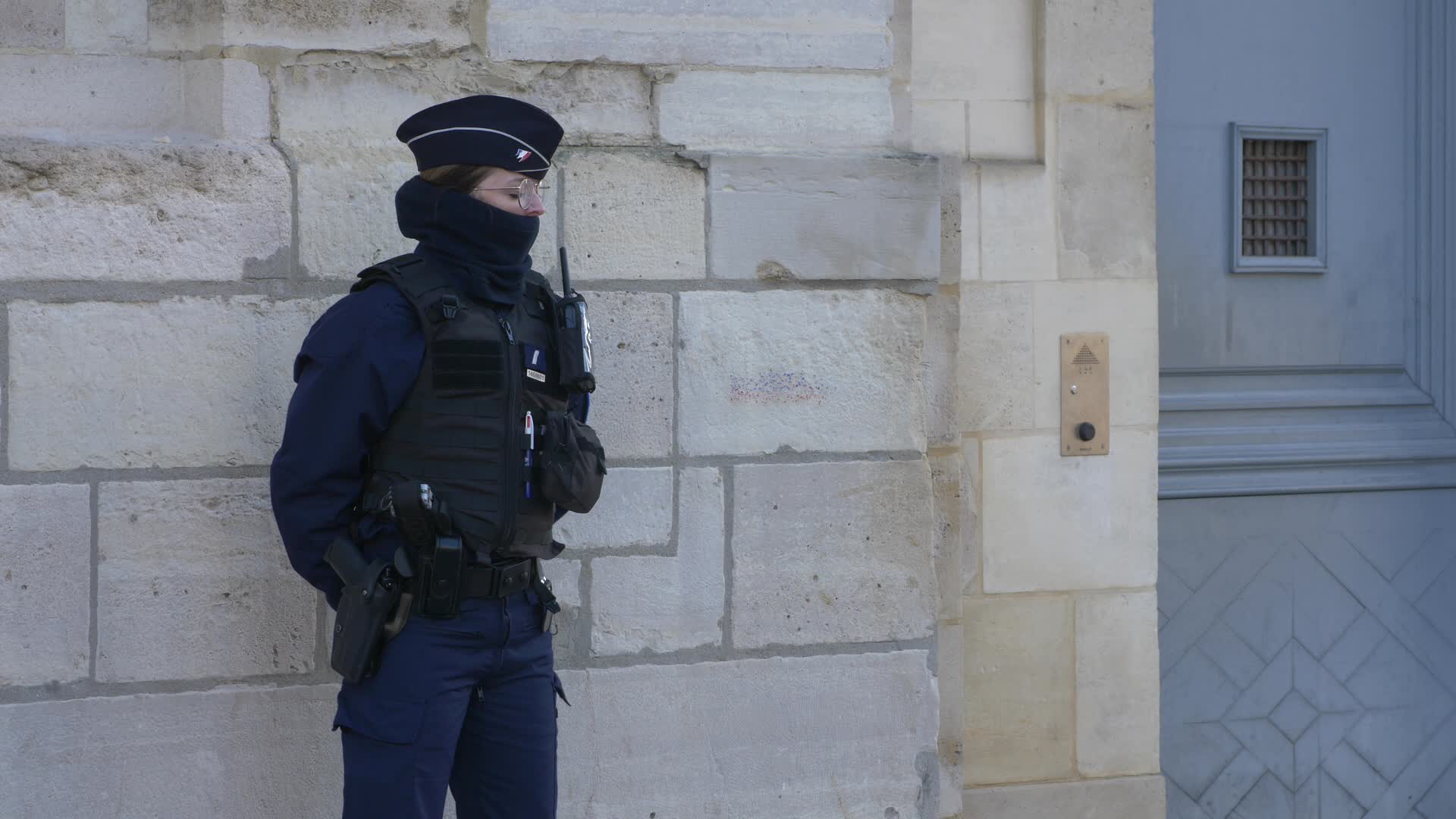 Police at Saint-Denis for political summit convened by Macron